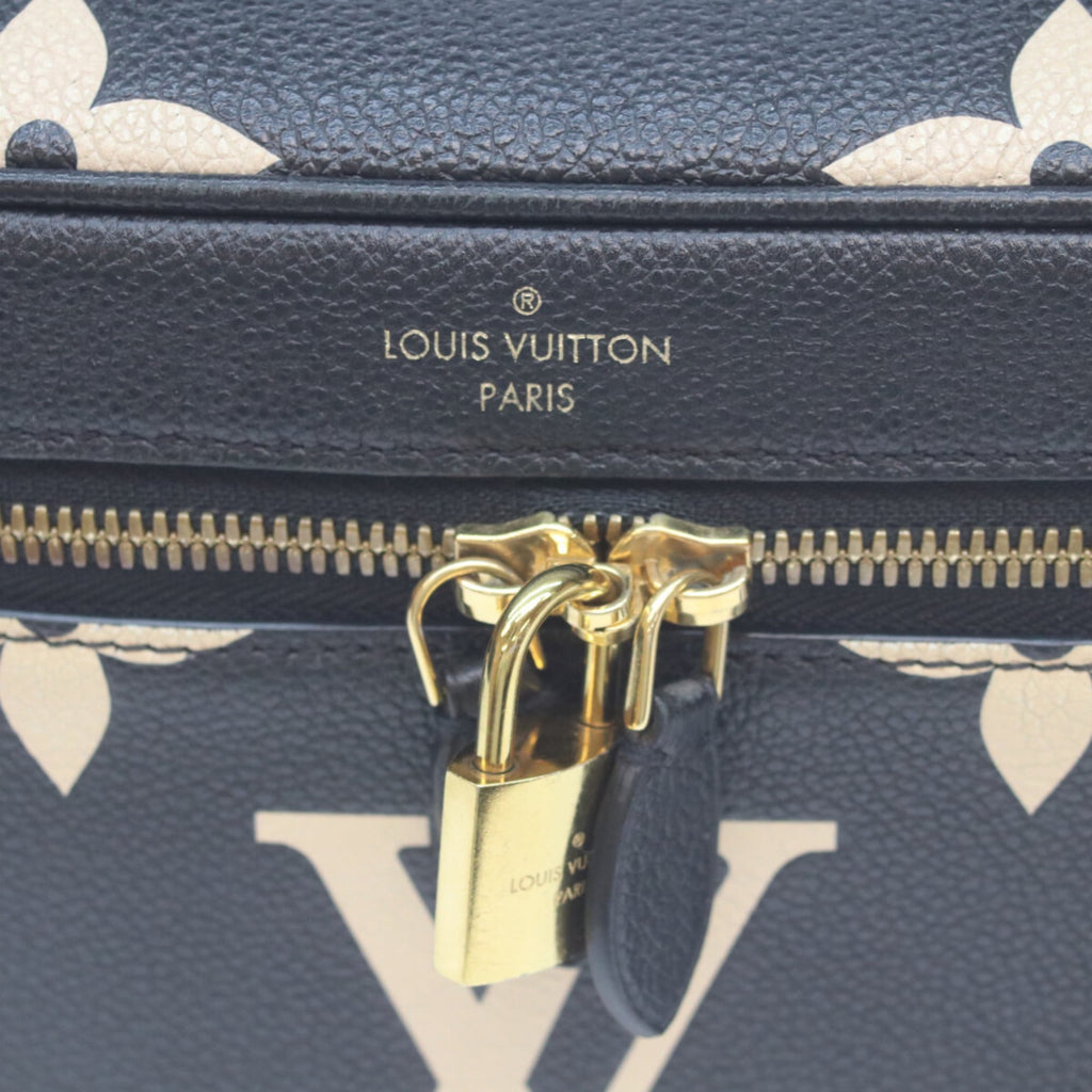 Louis Vuitton Black Noir Monogram Empreinte Shoulder Bag
