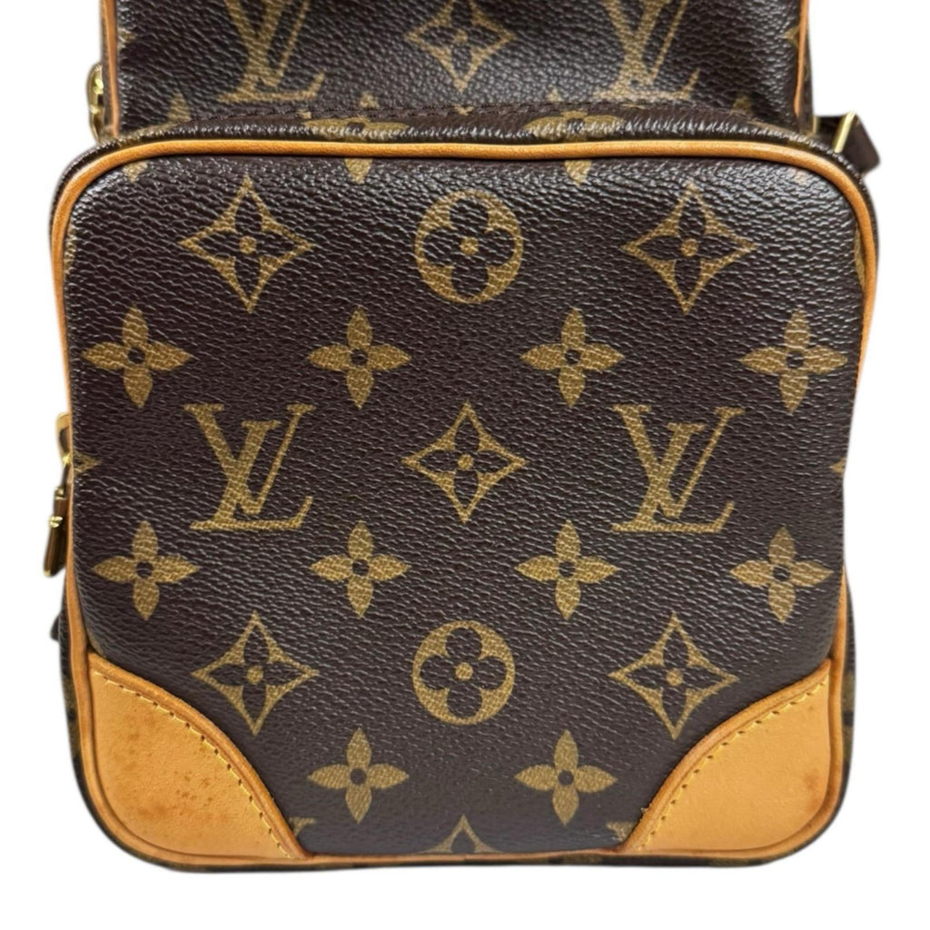 Louis Vuitton Brown Monogram Canvas Shoulder Bag