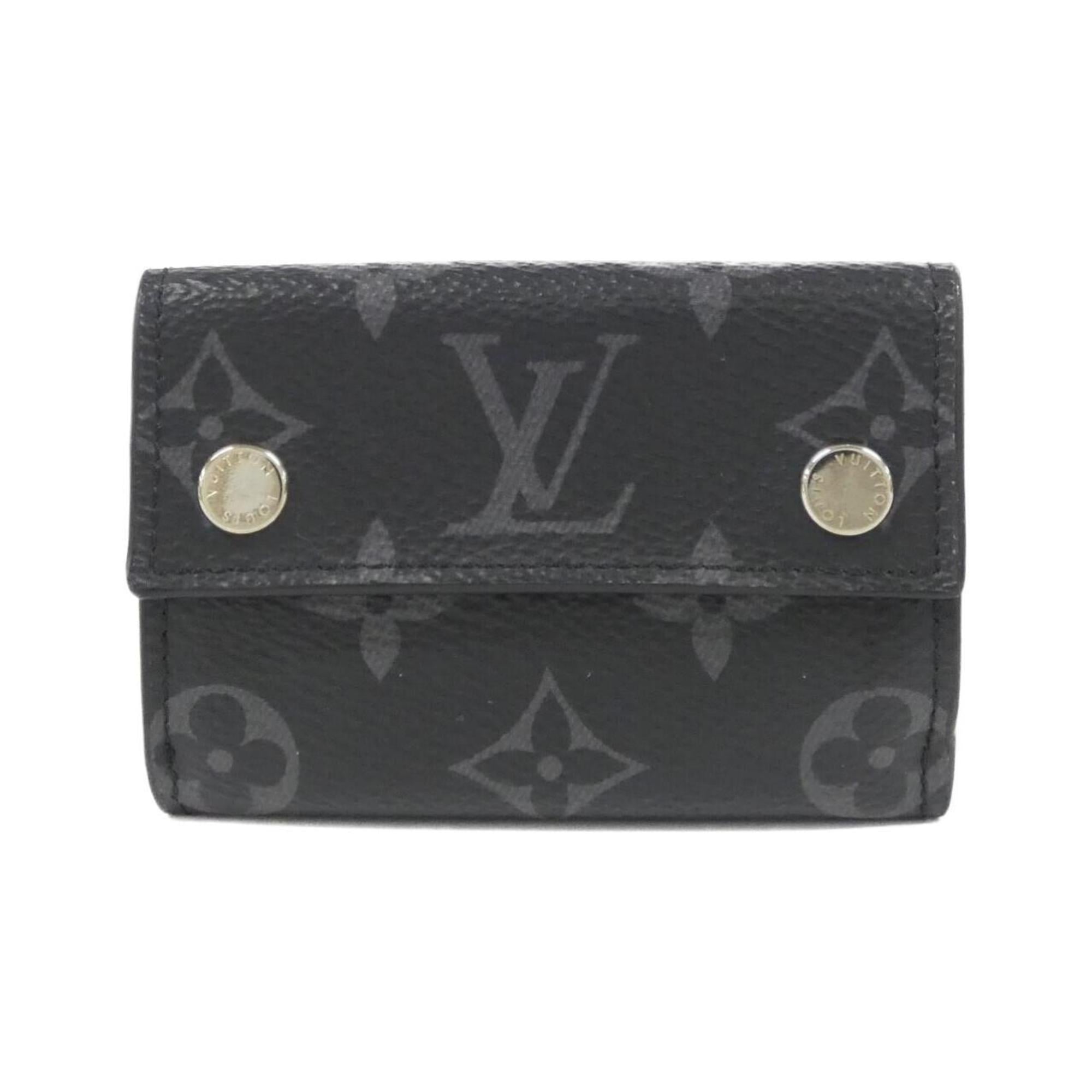 Louis Vuitton Black Coated Canvas Wallet