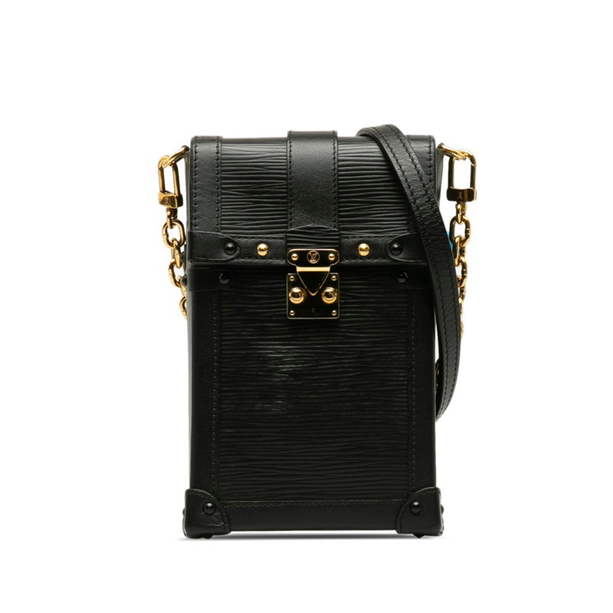 Louis Vuitton Black Noir Leather Shoulder Bag