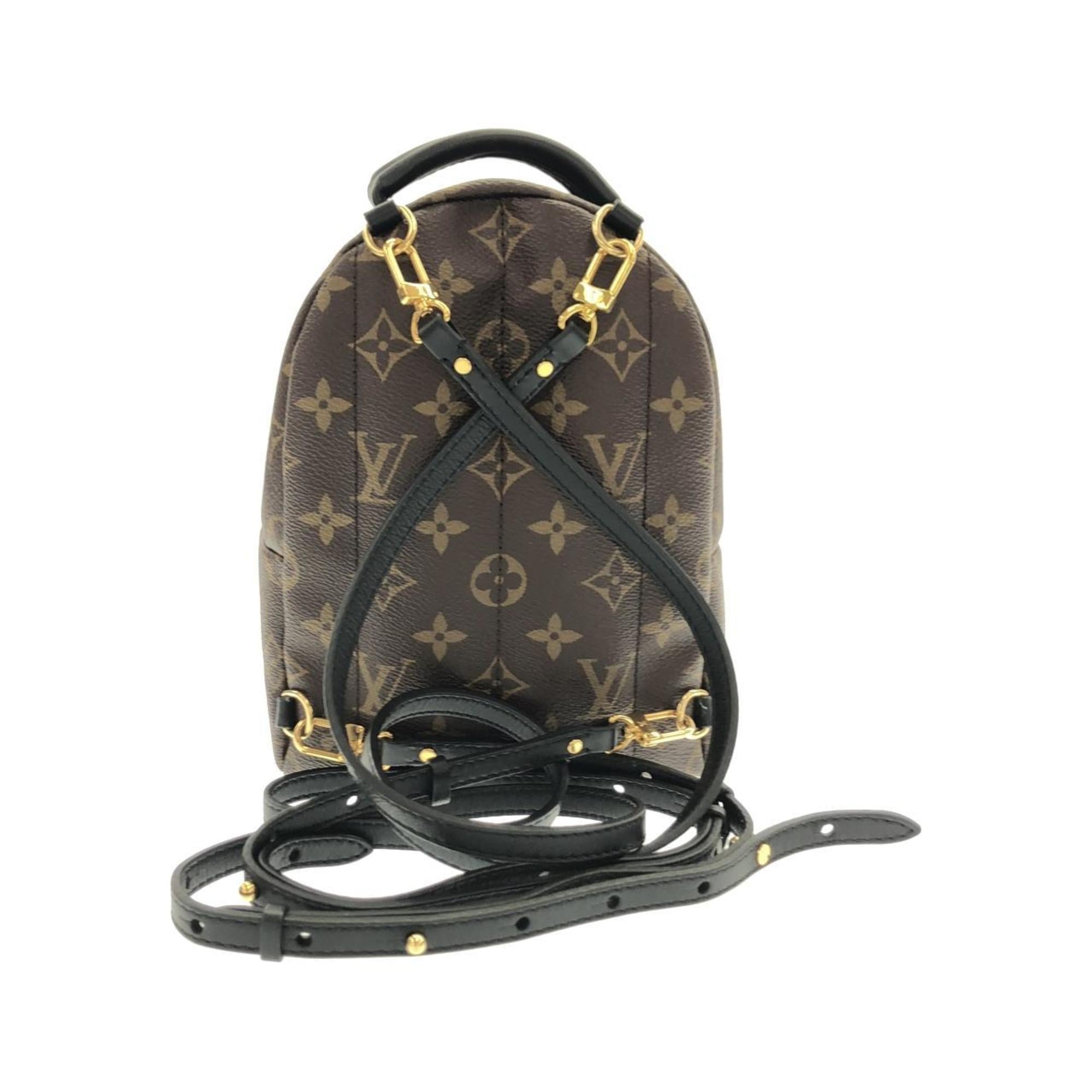 Louis Vuitton Brown Coated Canvas Backpack