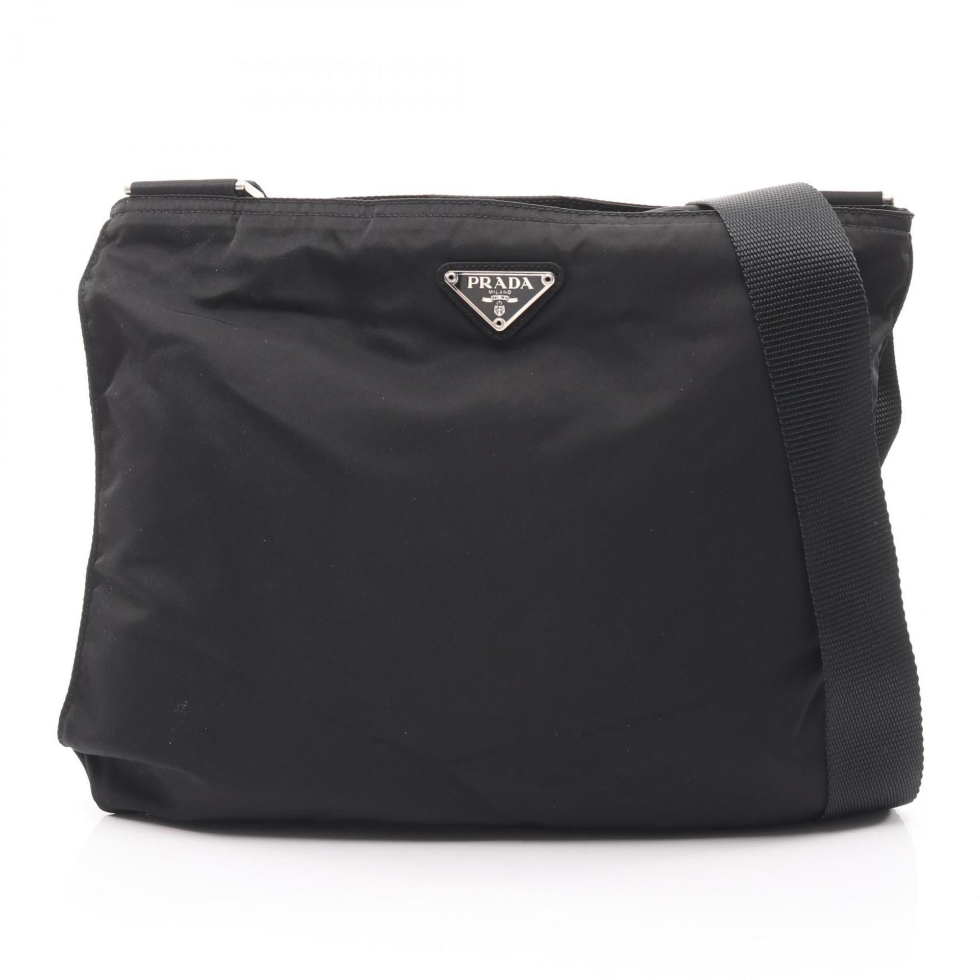 Prada Black Nylon Shoulder Bag