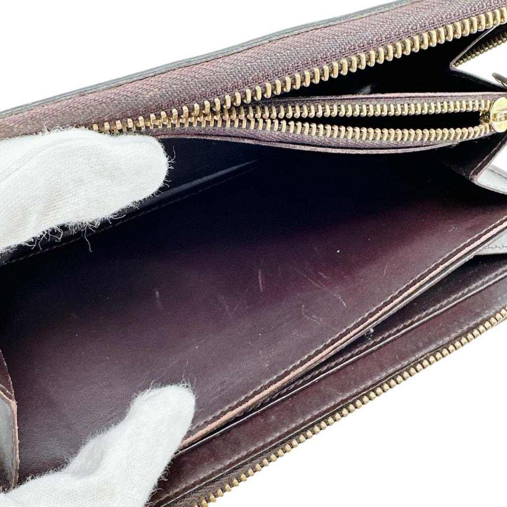 Louis Vuitton Magenta Monogram Vernis Long Wallet