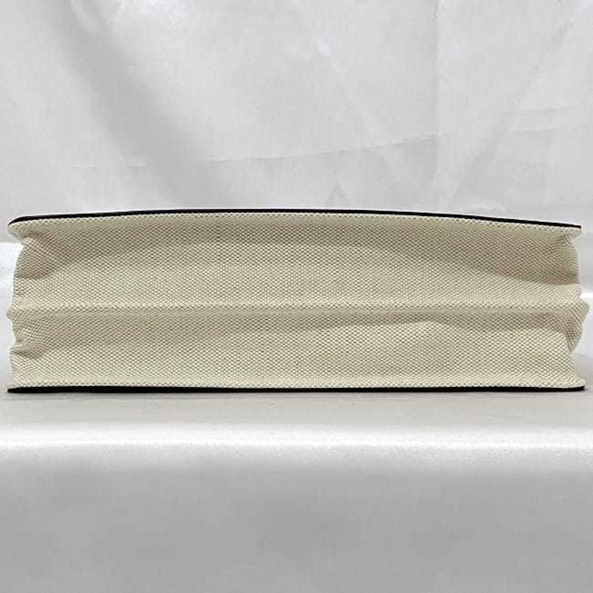 Balenciaga Black White Canvas Shoulder
