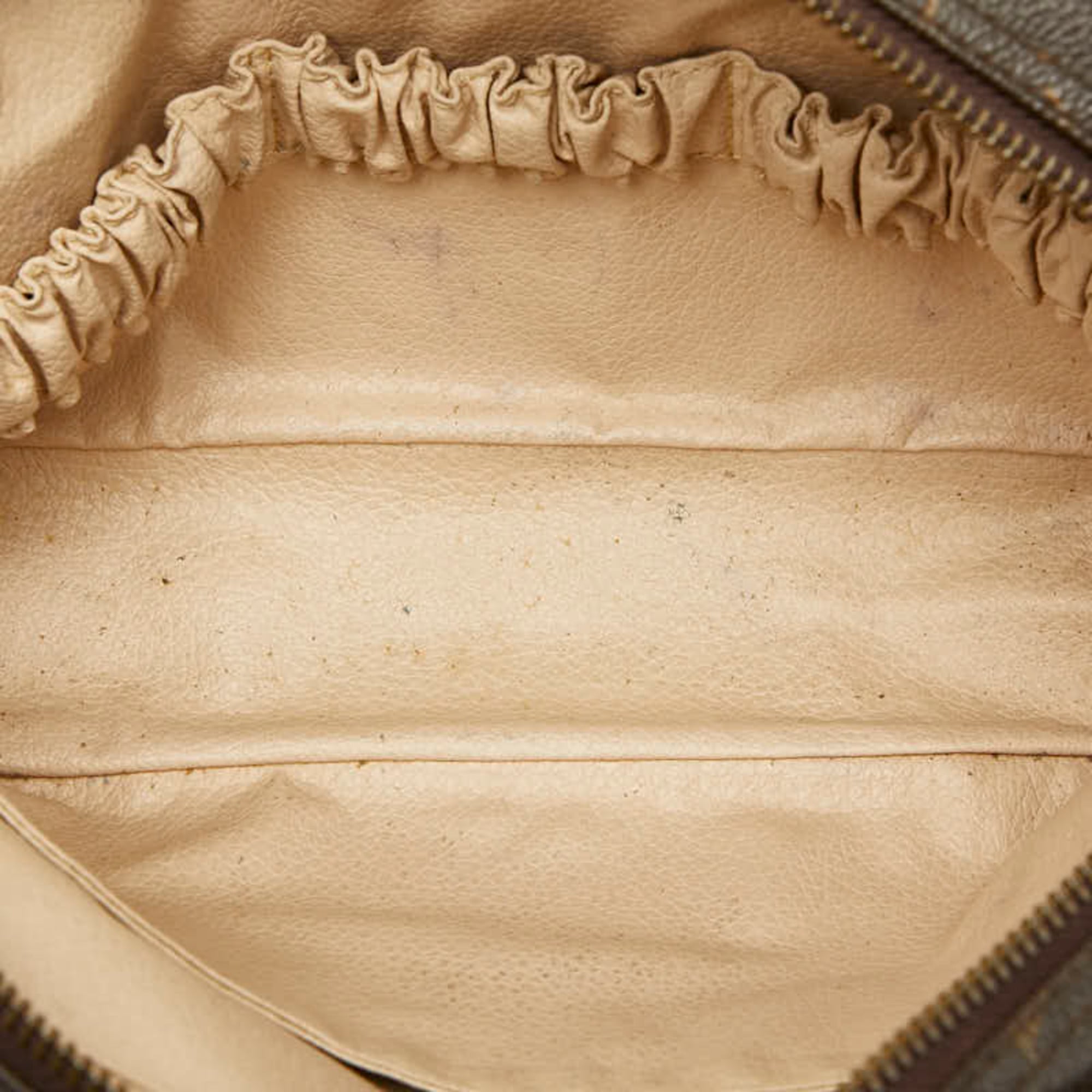 Louis Vuitton Monogram Brown Pvc Leather Pouch
