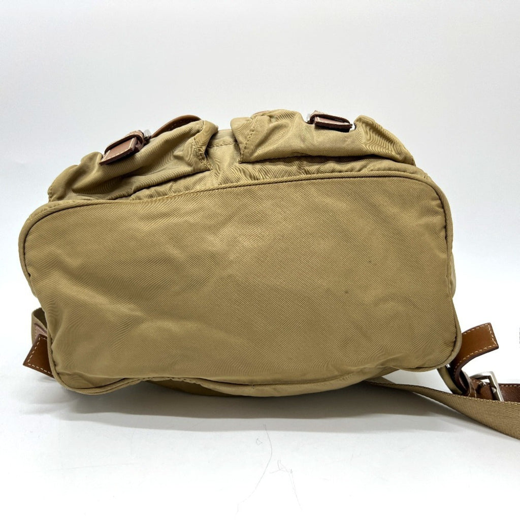 Prada Brown Nylon Backpack