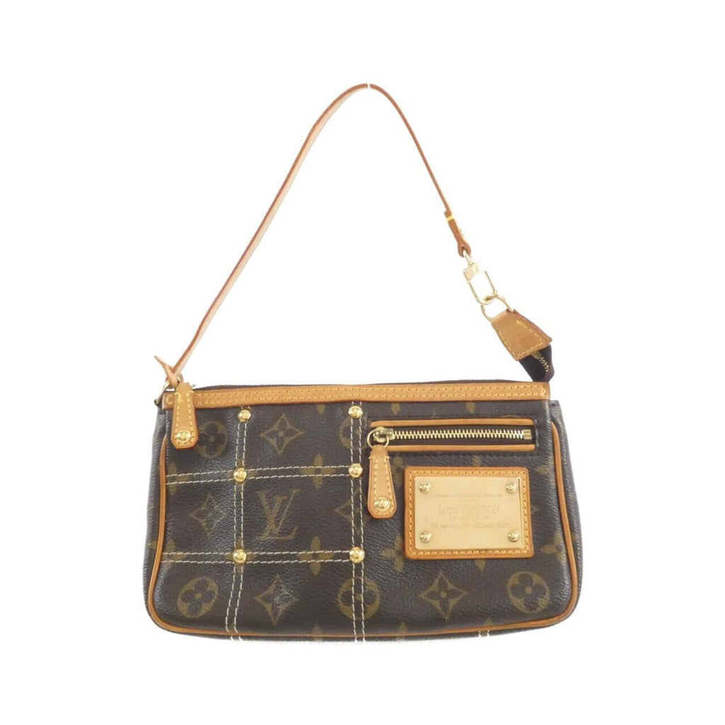 Louis Vuitton Marron Coated Canvas Pochette Pouch