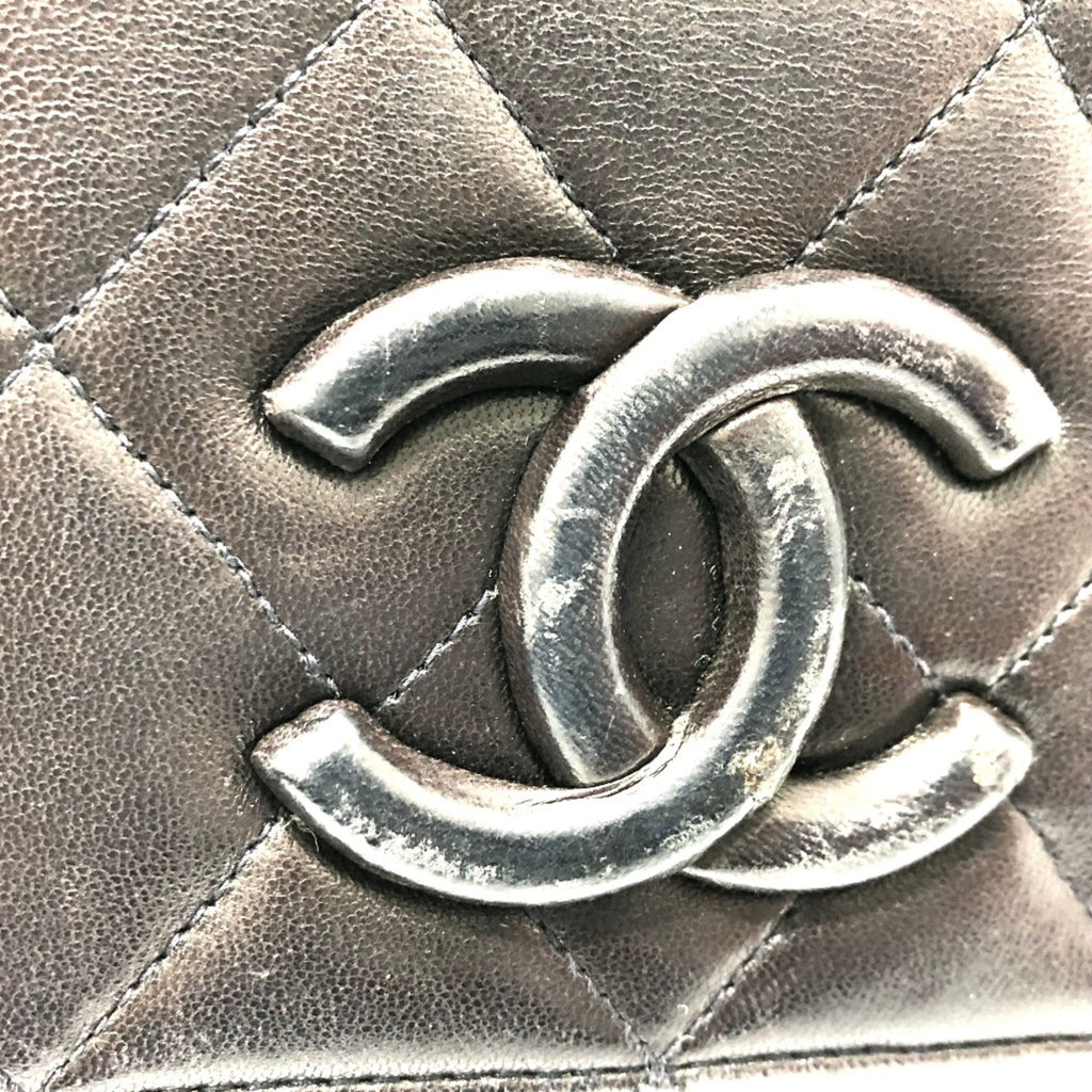 Chanel Black Leather Shoulder Bag