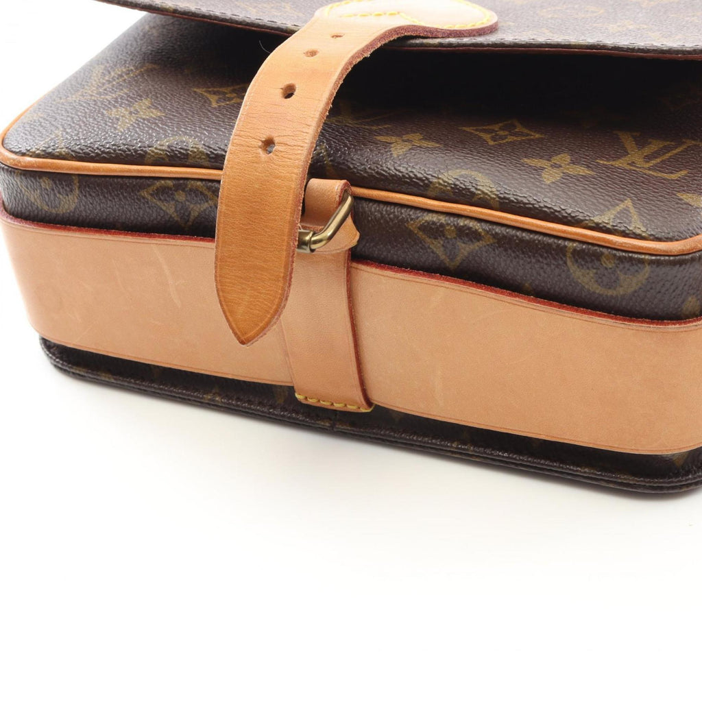 Louis Vuitton Brown Coated Canvas Pvc Monogram Leather Shoulder Bag
