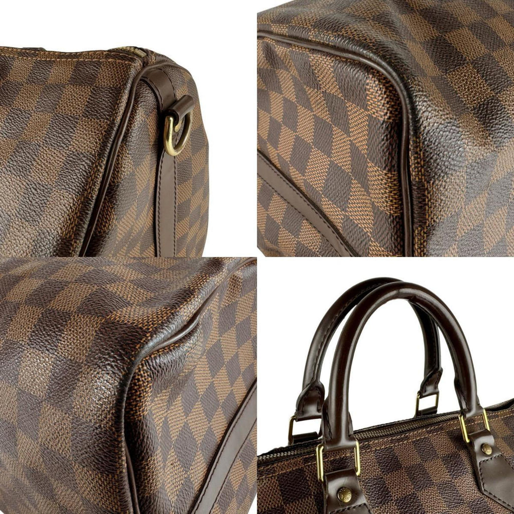 Louis Vuitton Ebene Damier Canvas Handbag