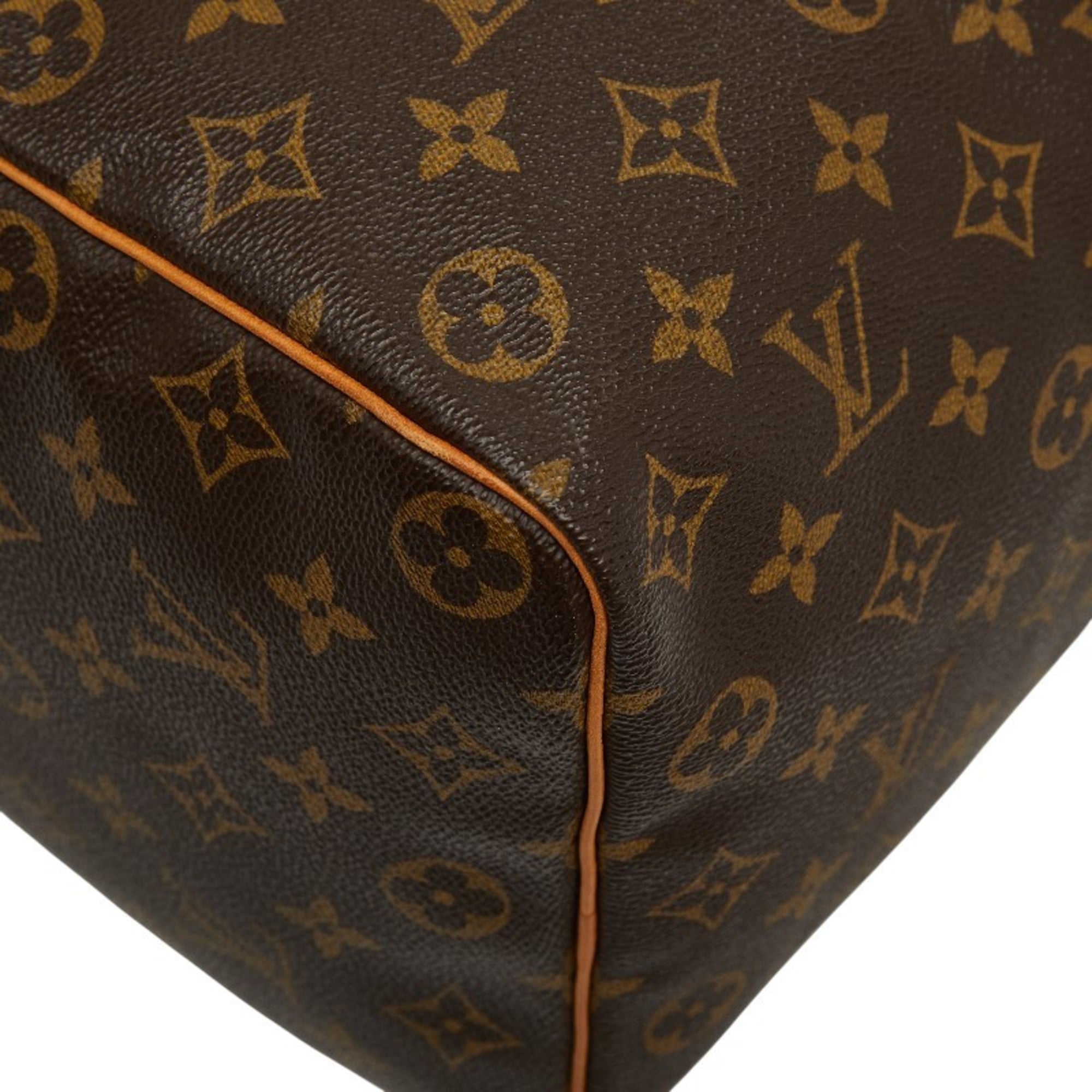 Louis Vuitton Brown Monogram Pvc Leather Boston Bag Handbag