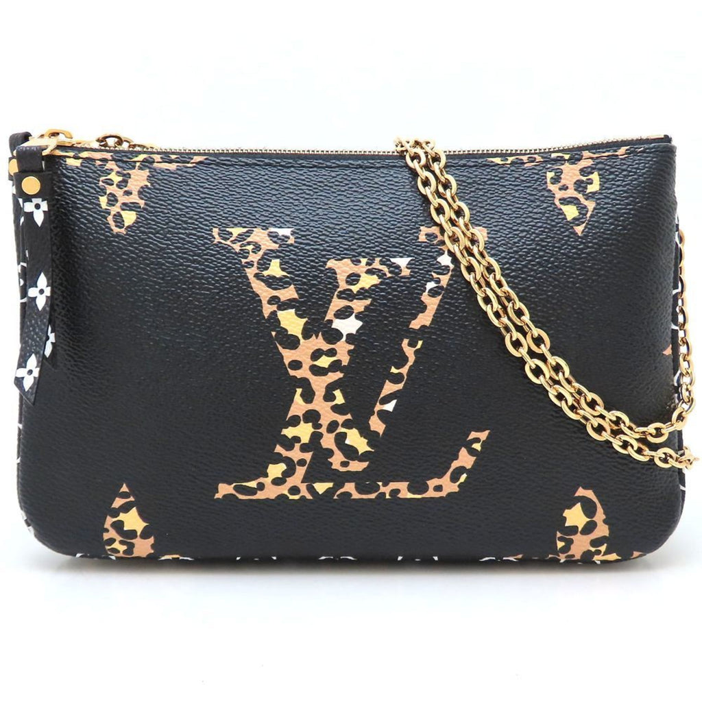 Louis Vuitton Brown Noir Canvas Shoulder Bag