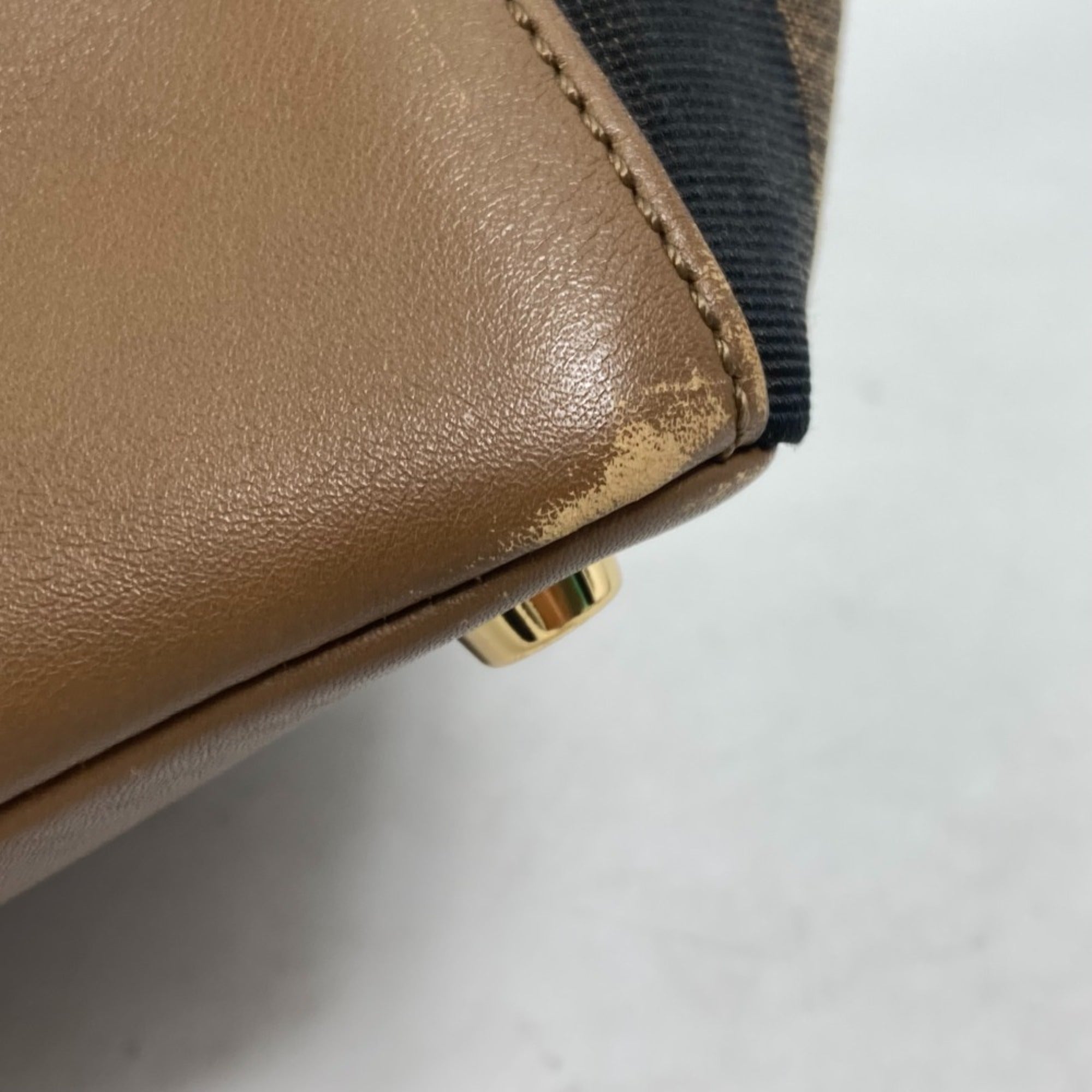 Fendi Brown Leather Handbag