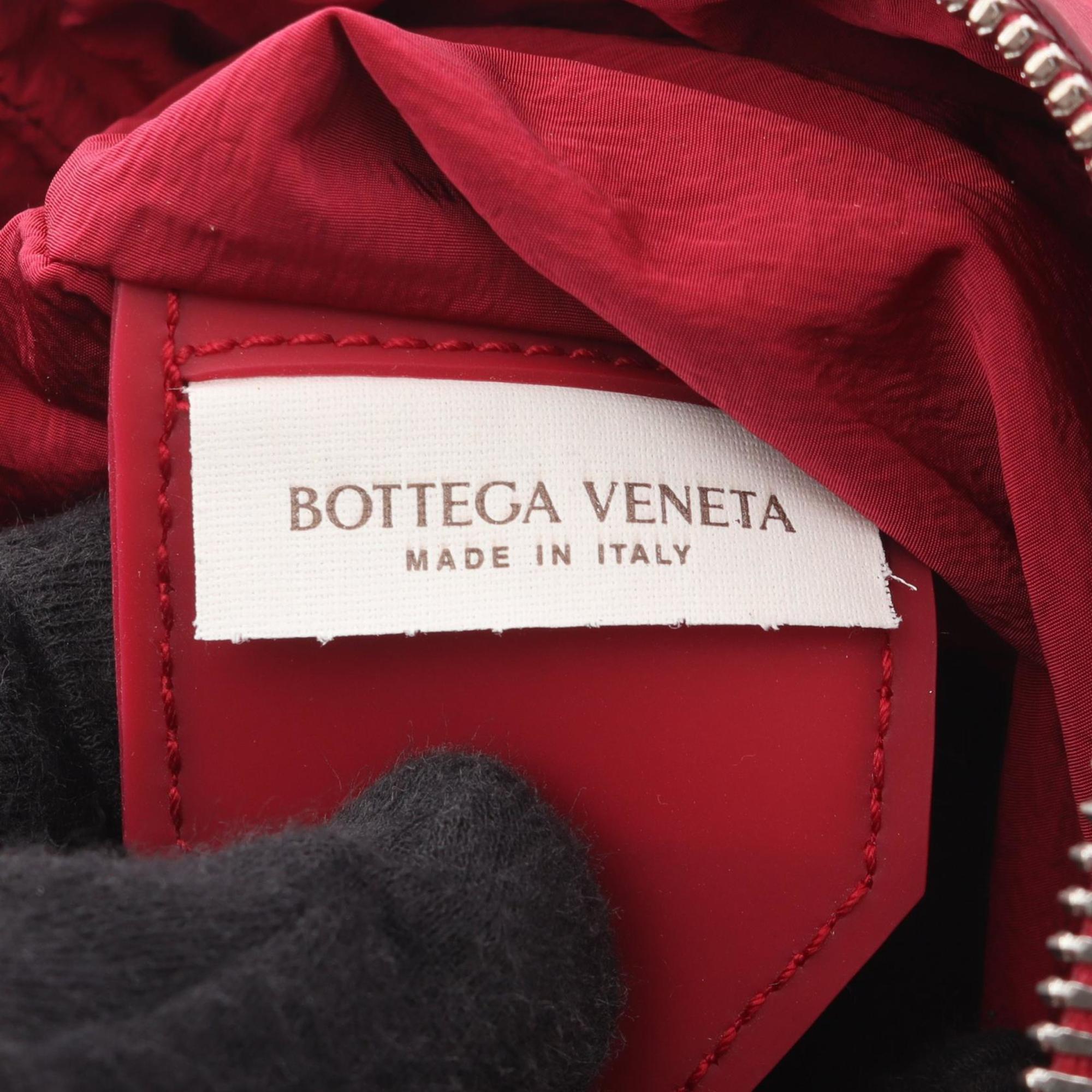 Bottega Veneta Red Color Leather Shoulder Bag