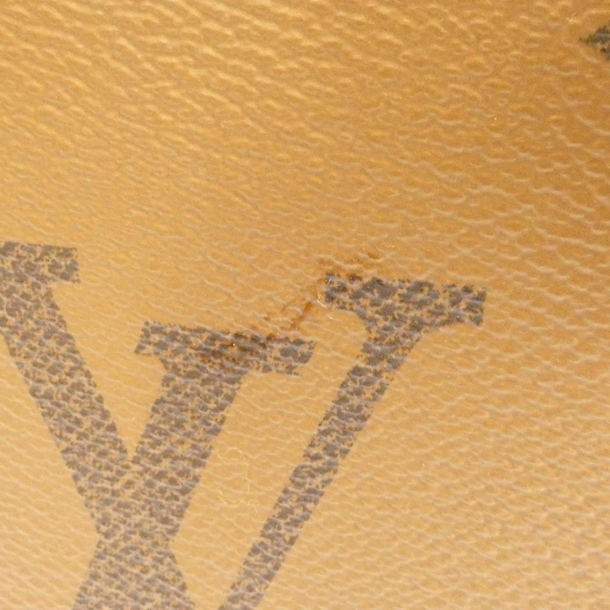 Louis Vuitton Marron Coated Canvas Handbag