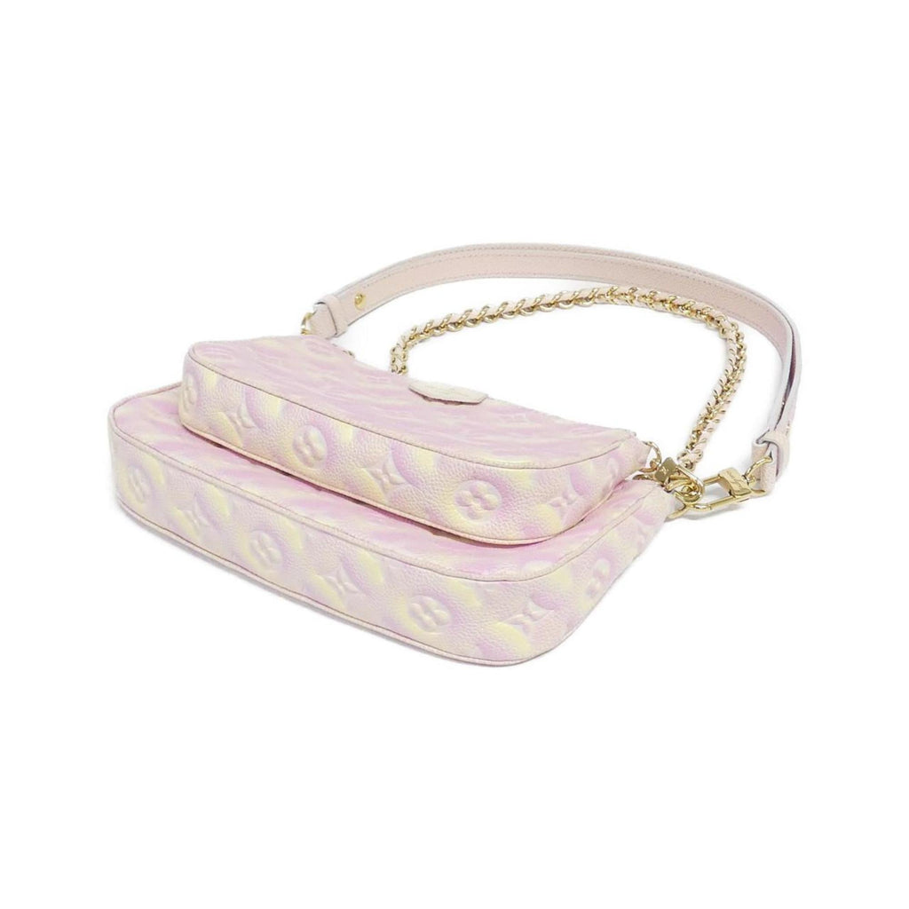 Louis Vuitton Light Pink Leather Pochette Shoulder Bag