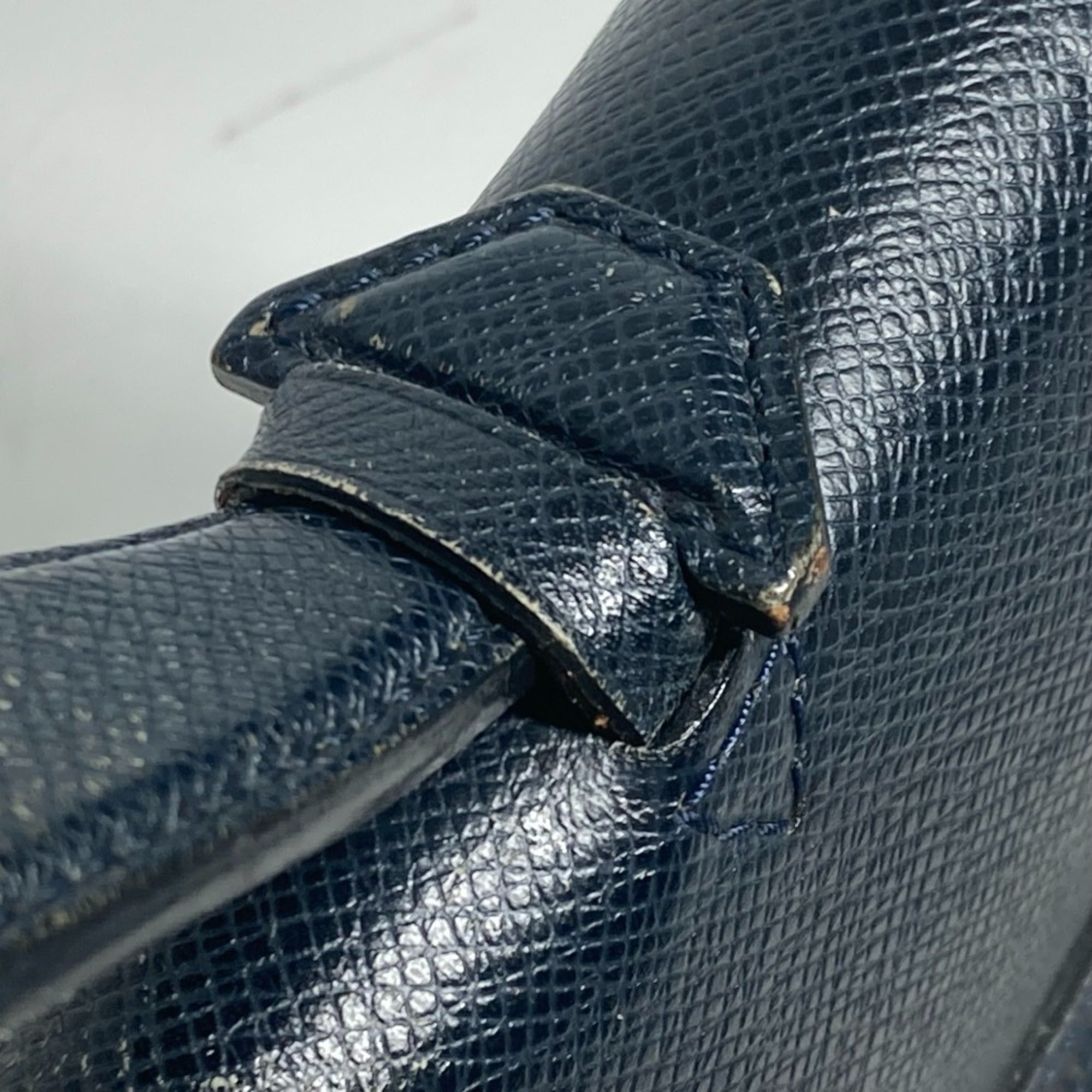 Louis Vuitton Boreal Dark Navy Taiga Leather Leather Briefcase