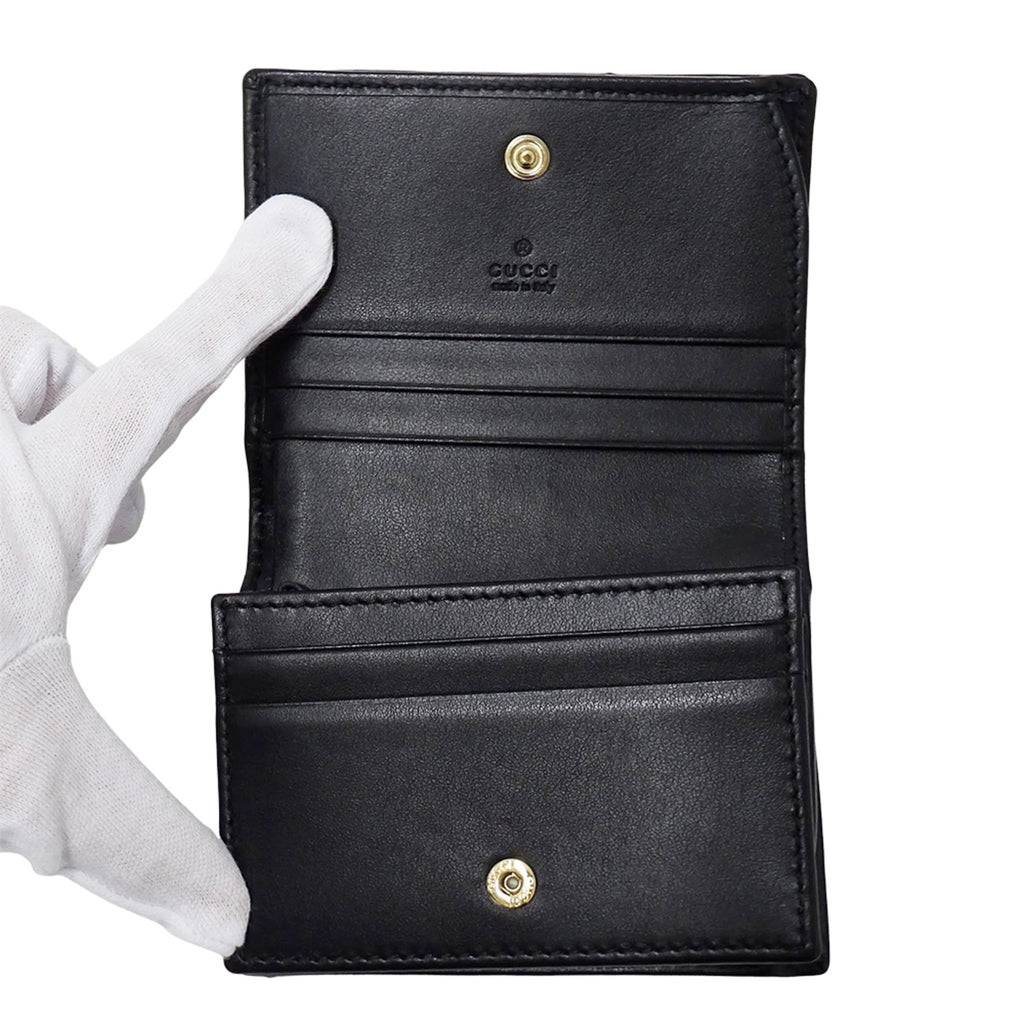 Gucci Black Leather Wallet (Bi-Fold) (Pre-Owned)