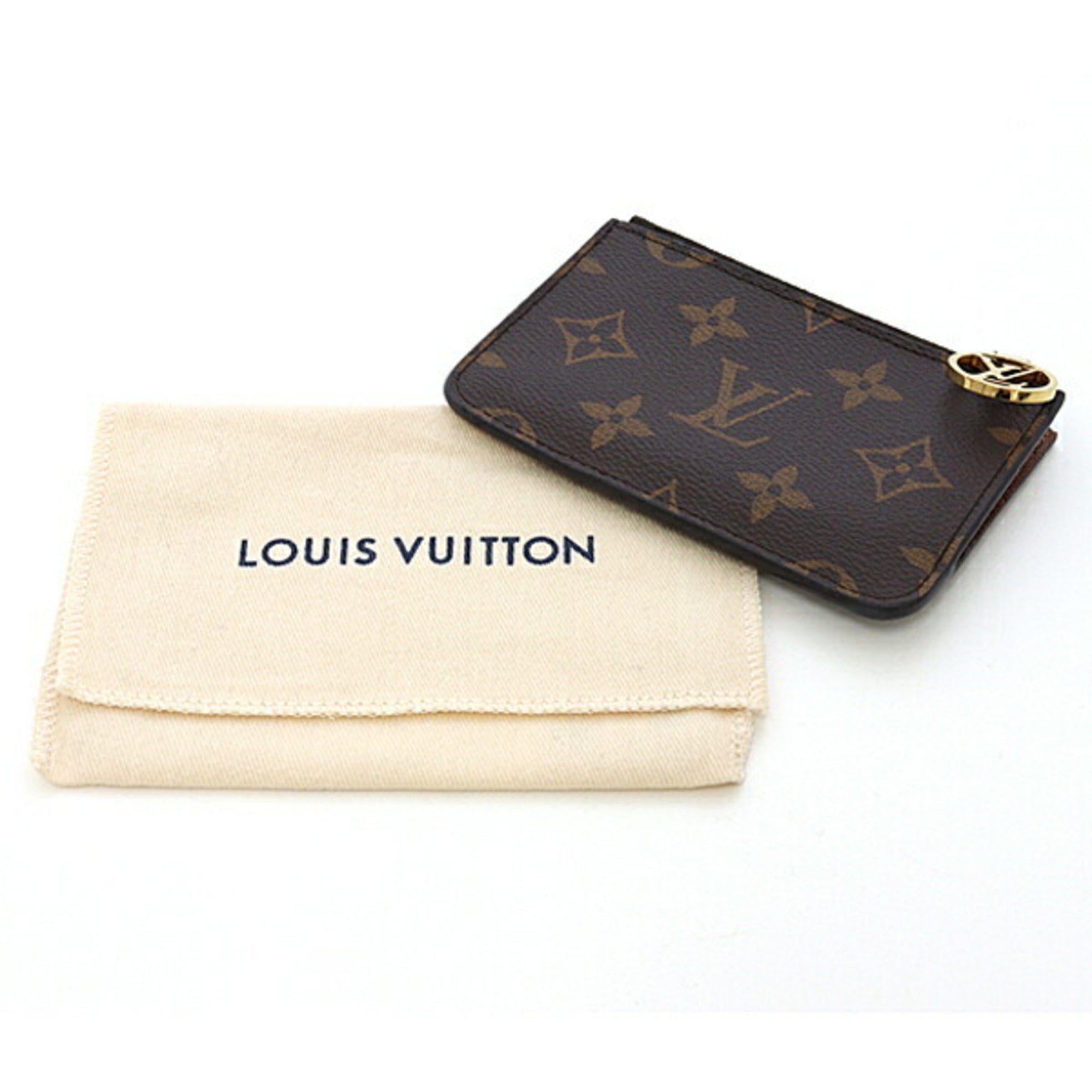 Louis Vuitton Monogram Brown Monogram Leather Coin Purse/Coin Case