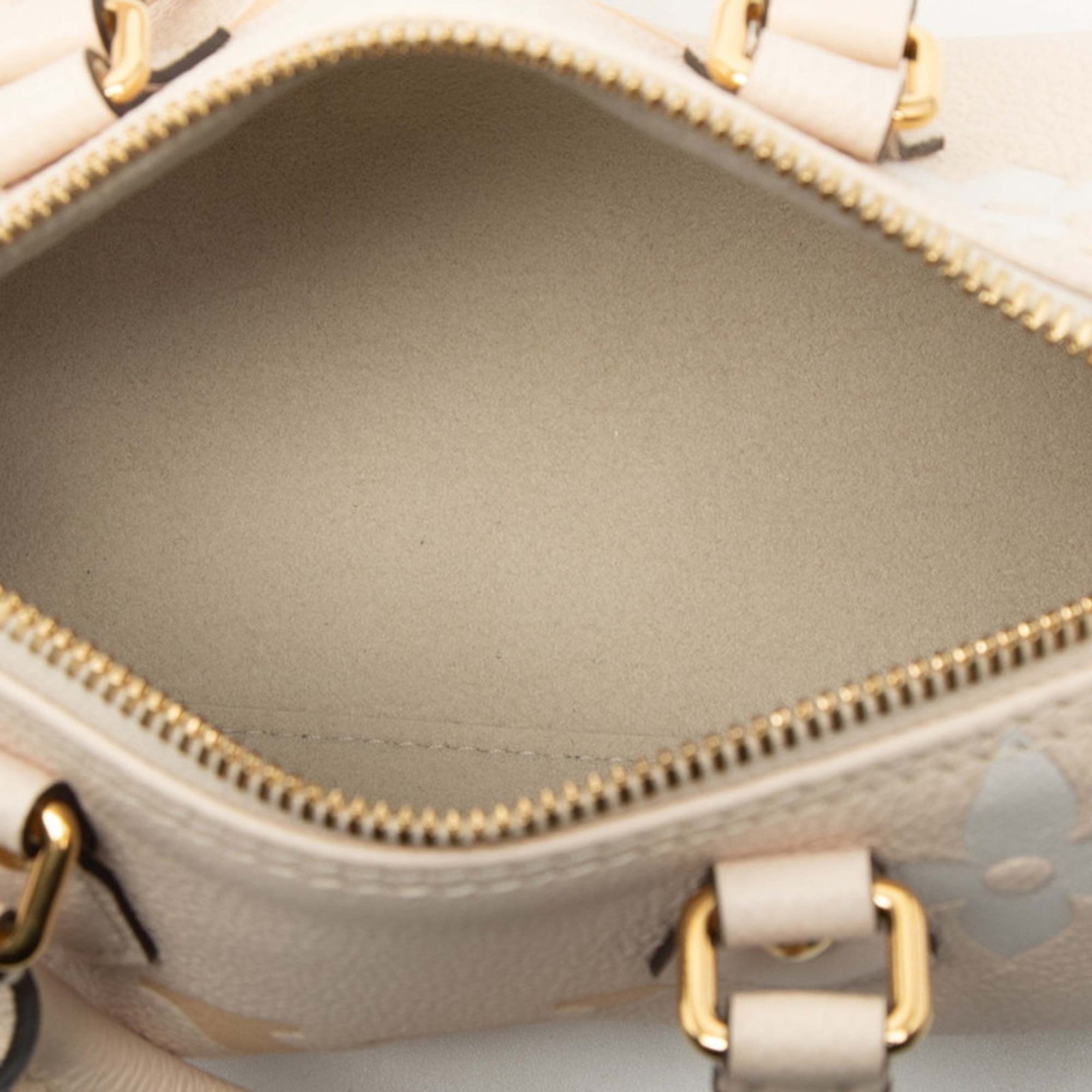 Louis Vuitton Beige Monogram Saffron Monogram Empreinte Handbag Pouch Shoulder Bag