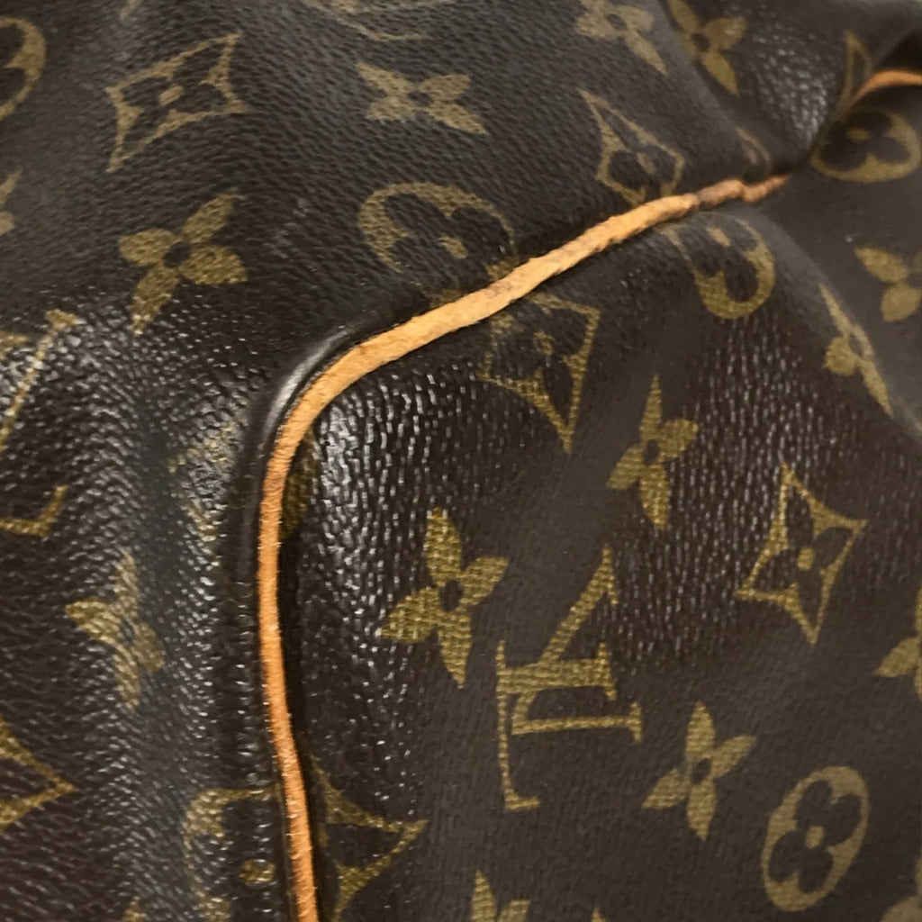 Louis Vuitton Brown Monogram Boston Bag Handbag Shoulder Bag