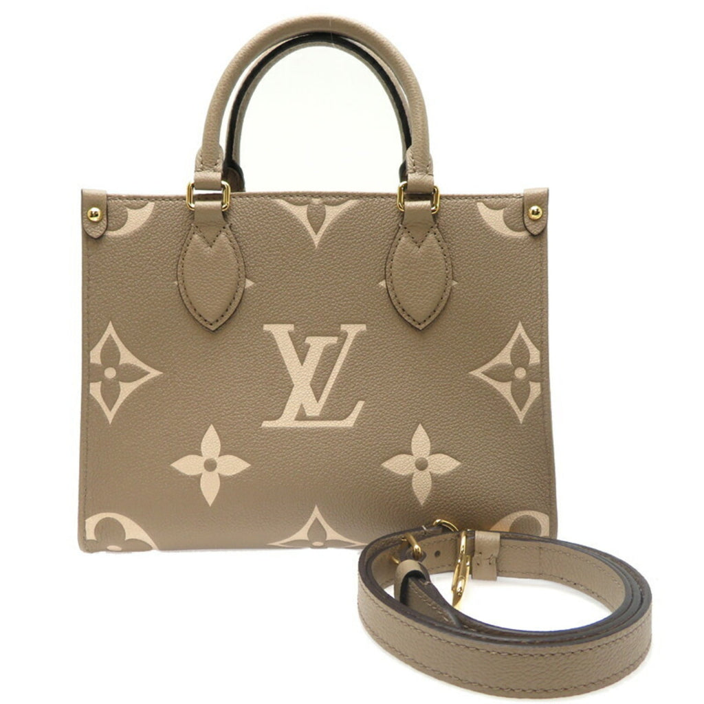 Louis Vuitton Cream Tourterelle Monogram Empreinte Handbag