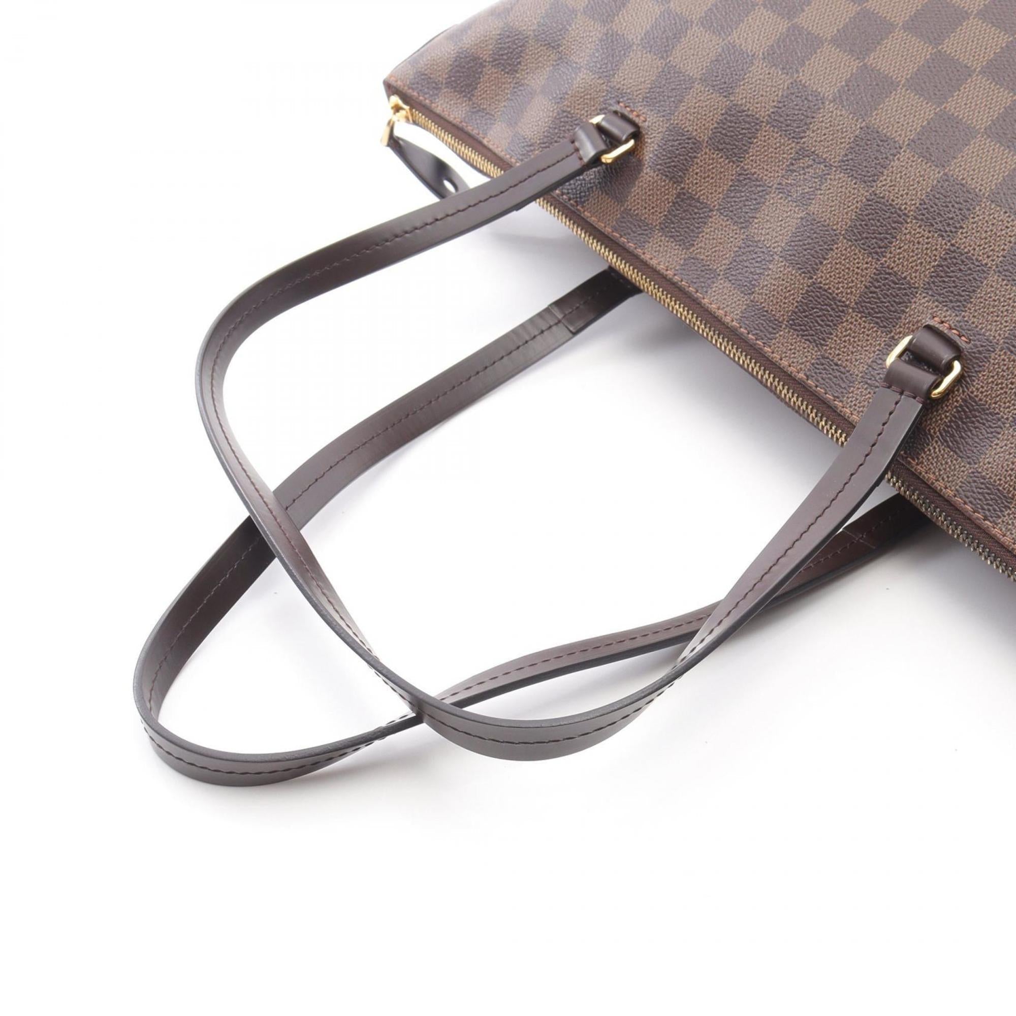 Louis Vuitton Brown Coated Canvas Pvc Leather Tote Bag