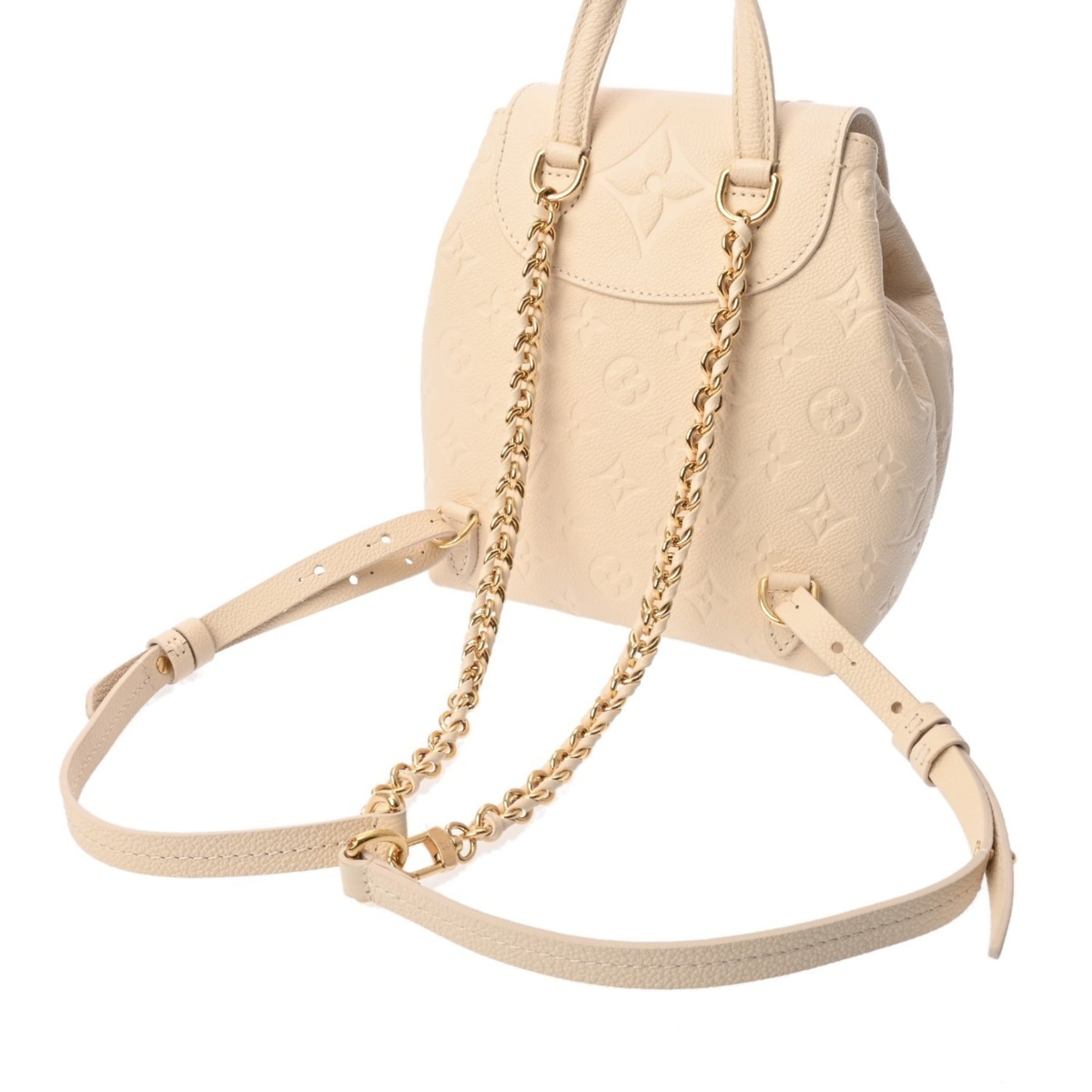 Louis Vuitton White Leather Backpack