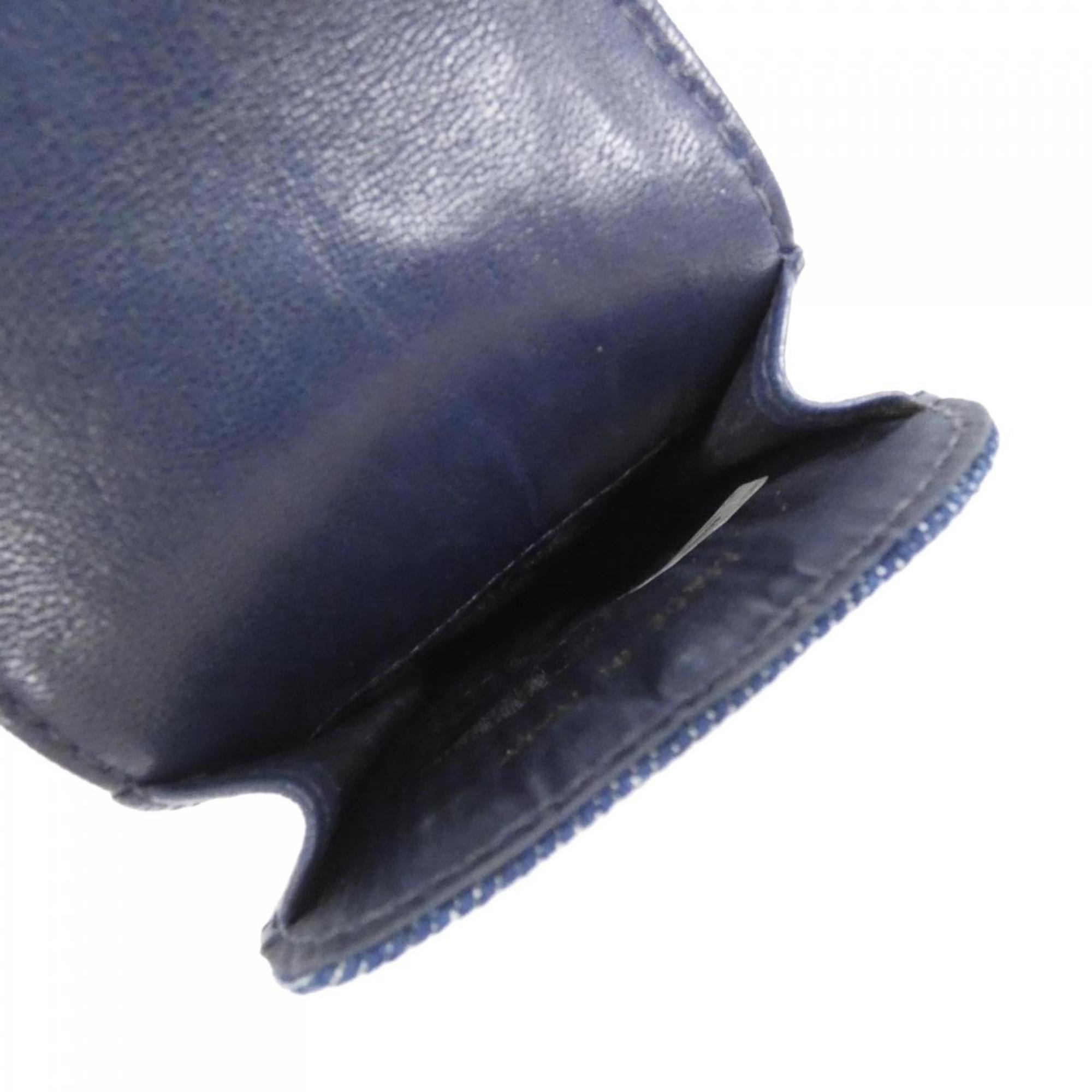 Chanel Blue Denim Pouch