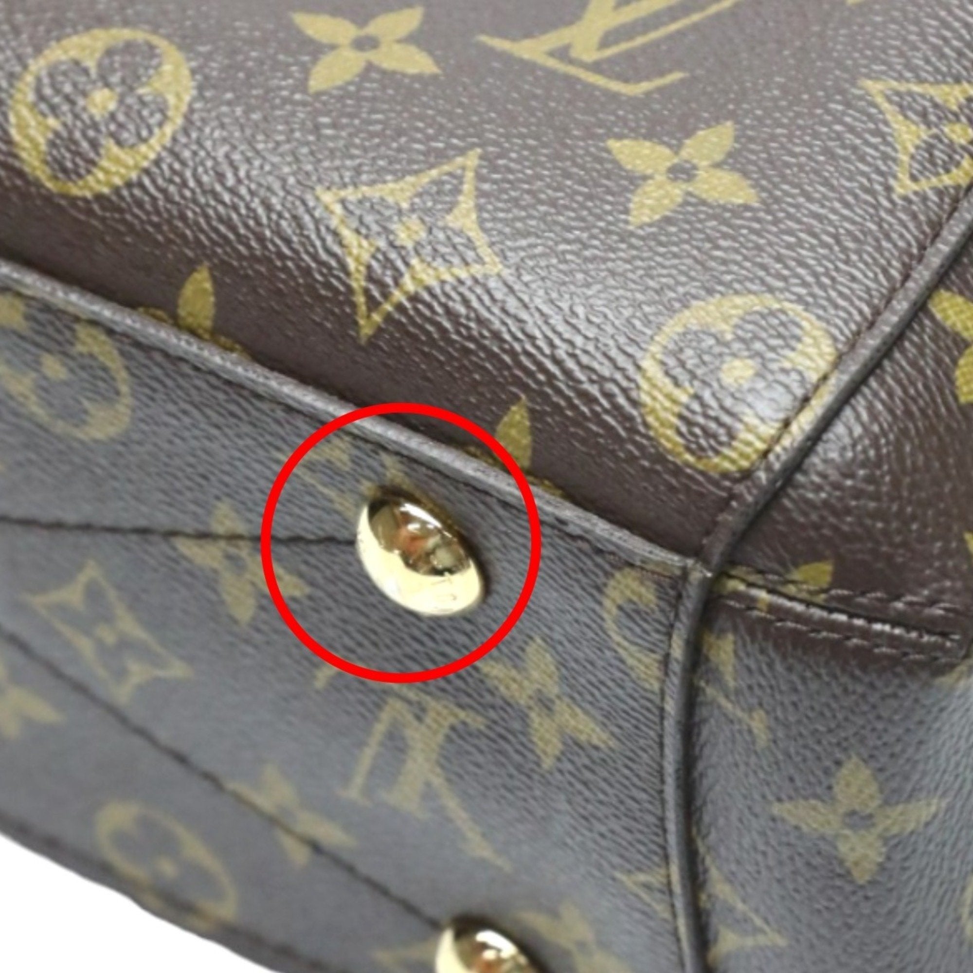 Louis Vuitton Brown Monogram Canvas Handbag Shoulder Bag