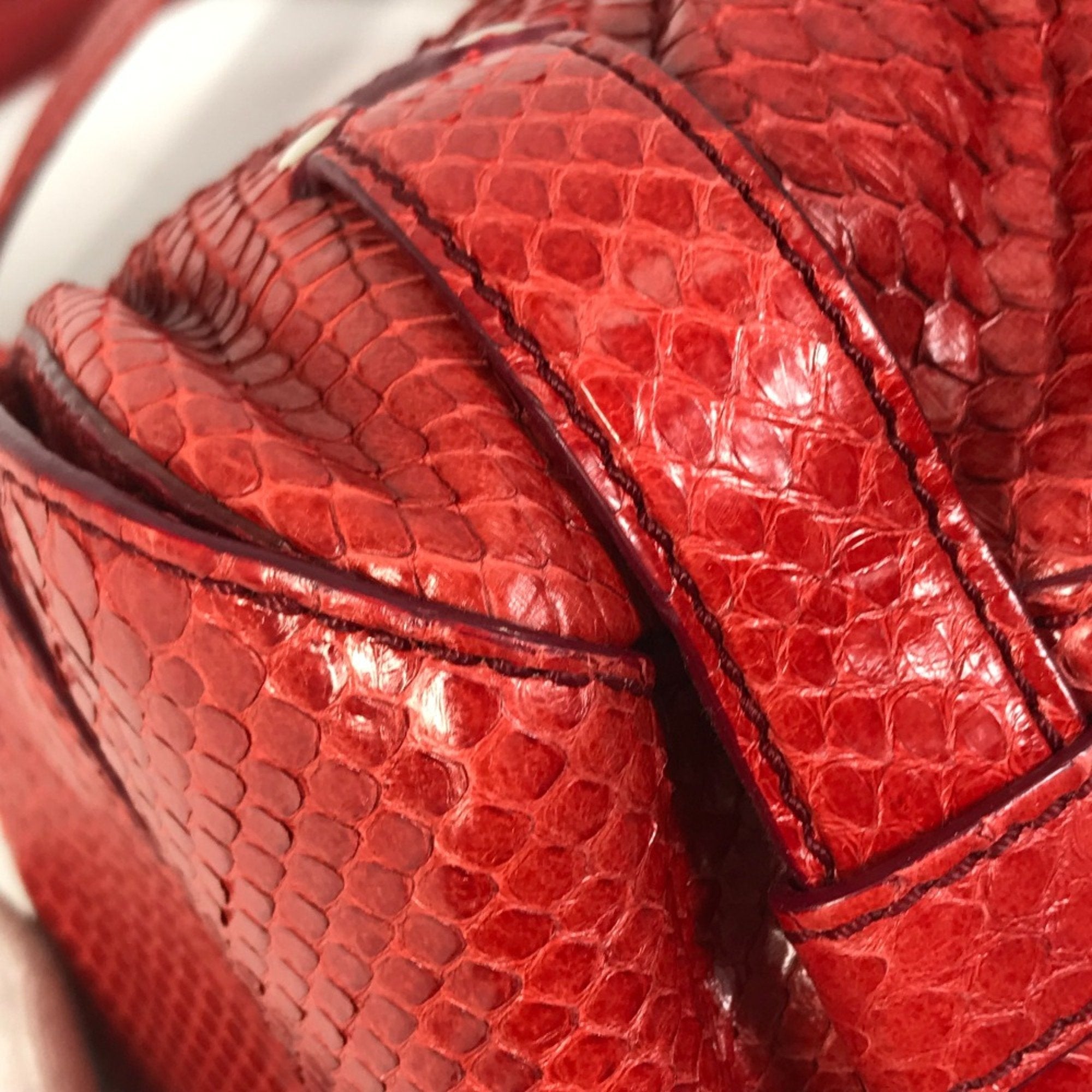 Celine Red Other Boston Bag