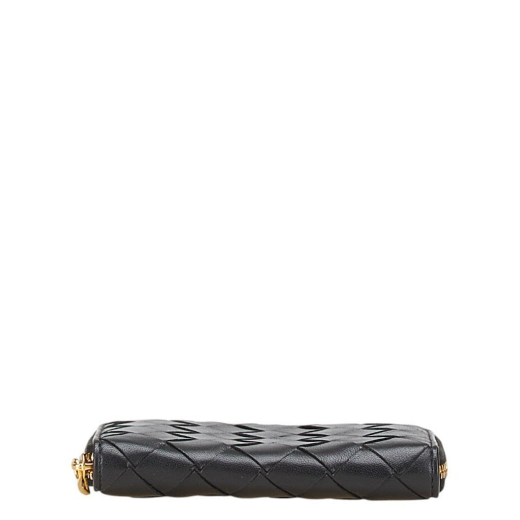 Bottega Veneta Black Leather Wallet (Bi-Fold)