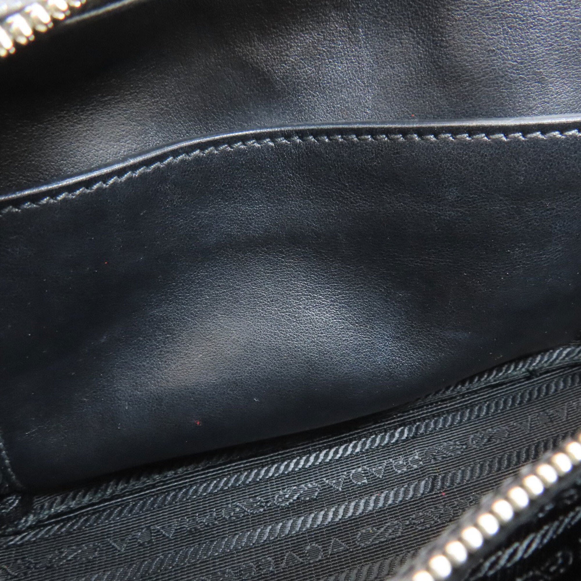 Prada Black Leather Shoulder Bag