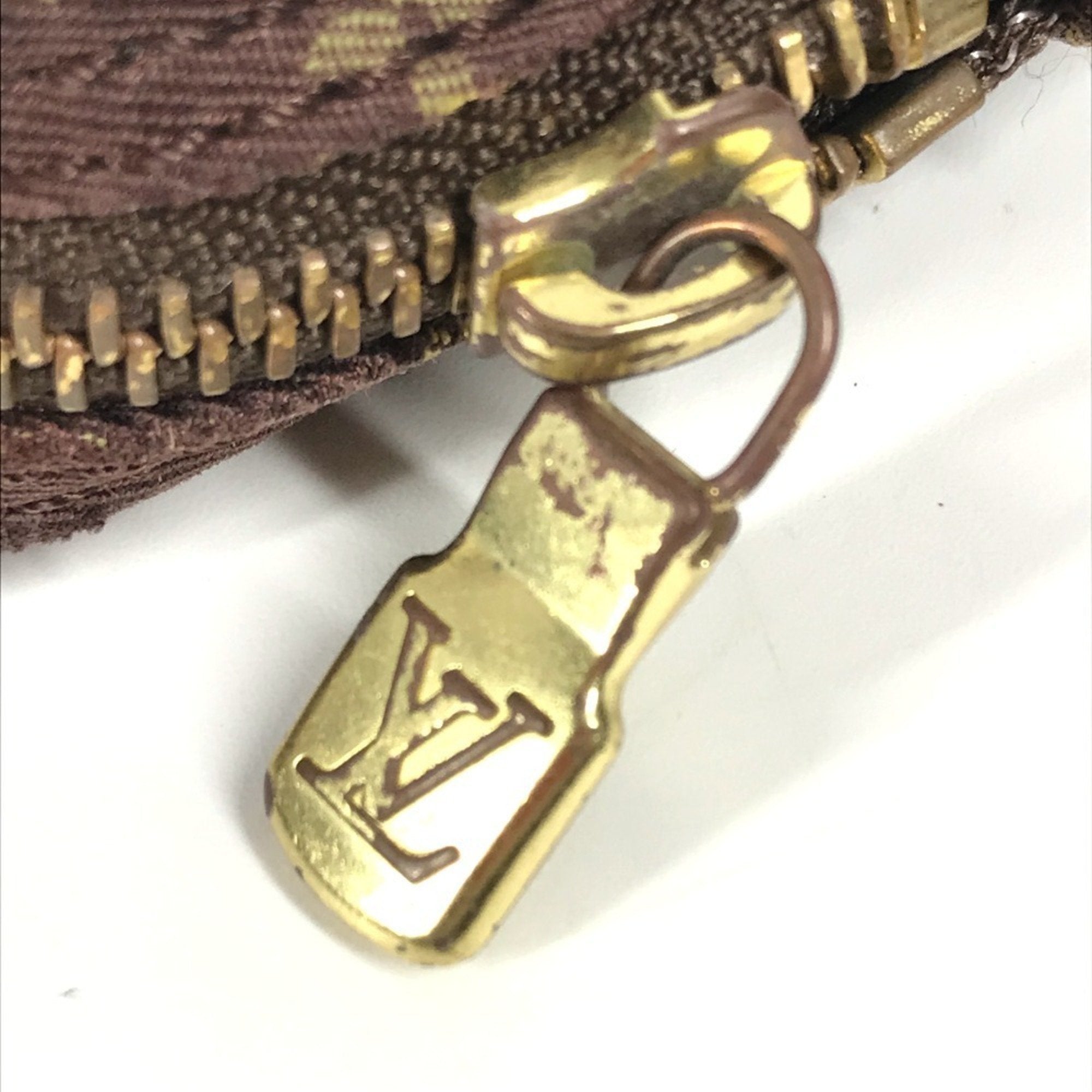 Louis Vuitton Brown Monogram Mini Pochette Shoulder Bag