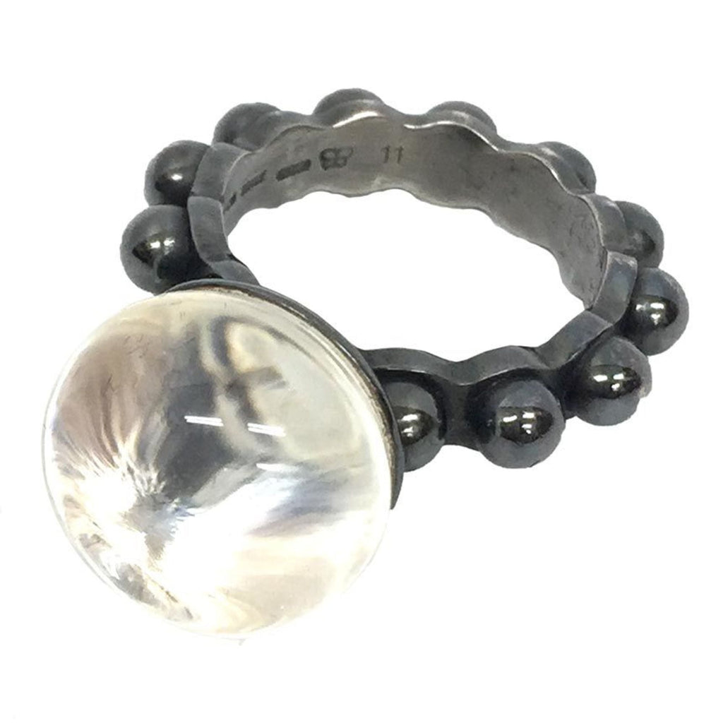 Bottega Veneta Silver 925 Band Ring