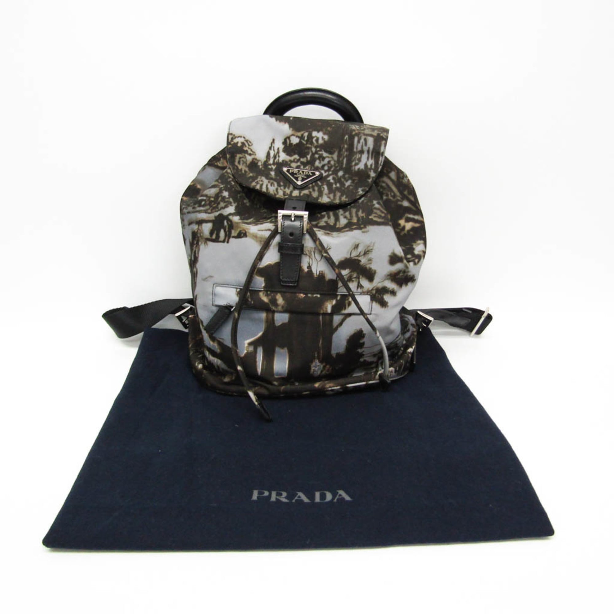 Prada Camouflage Backpack Tessuto Multicolour Nylon Backpack Bag