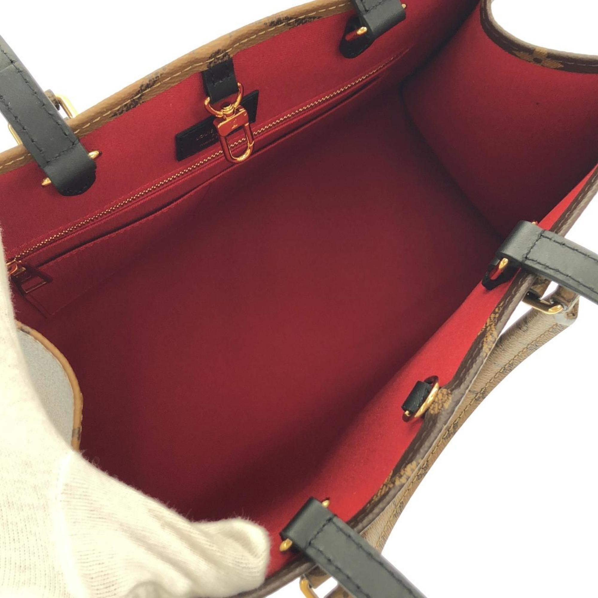 Louis Vuitton Monogram Marron Coated Canvas Handbag