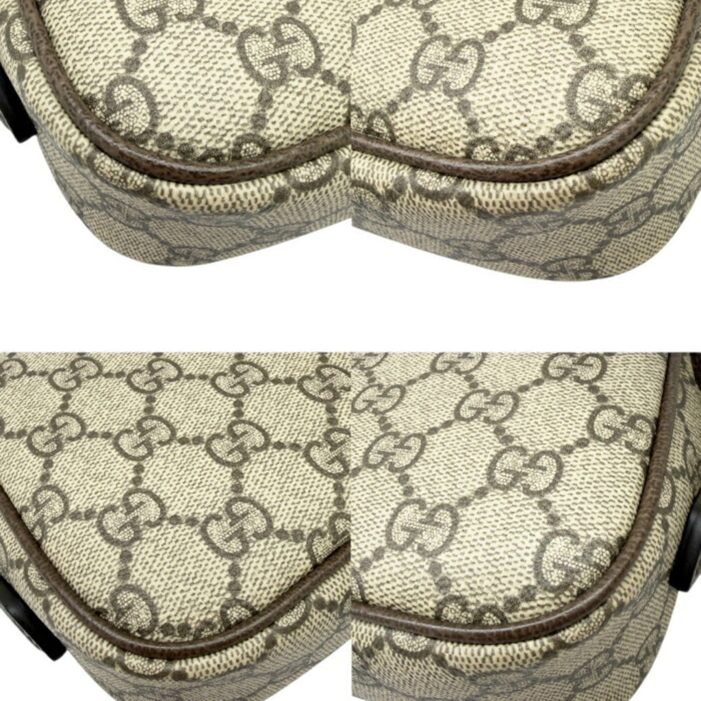 Gucci Beige Gg Canvas Shoulder Bag (Pre-Owned)