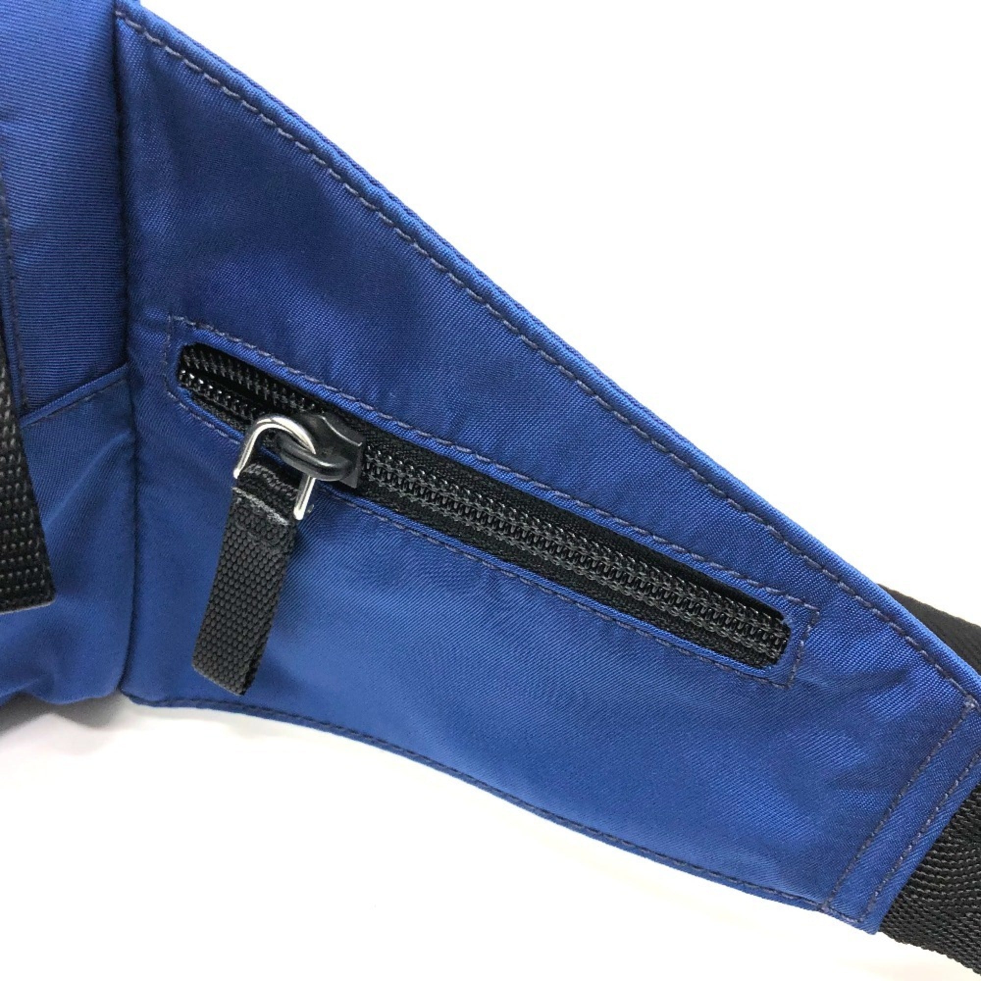 Prada Blue Nylon Fanny Pack