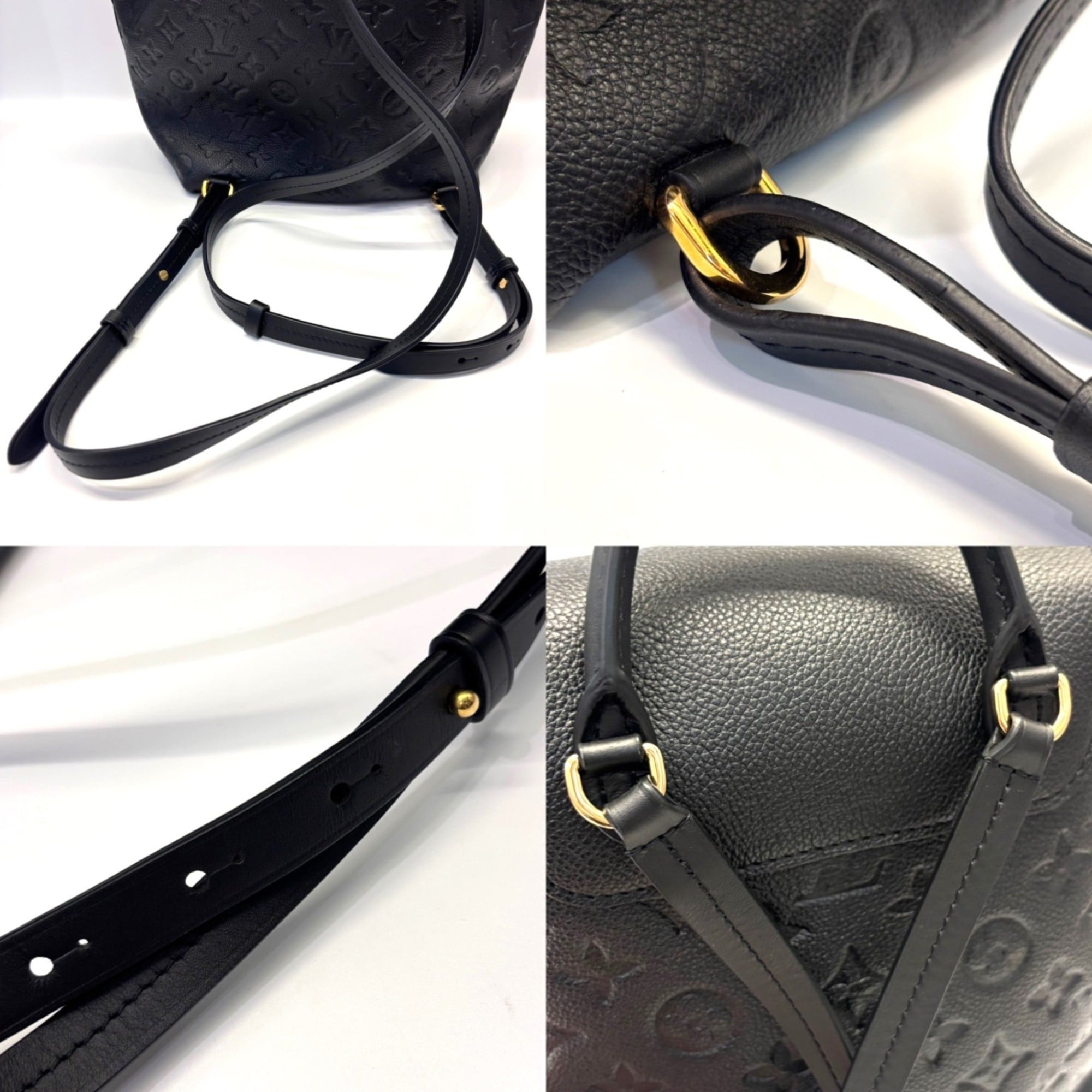Louis Vuitton Noir Monogram Empreinte Backpack