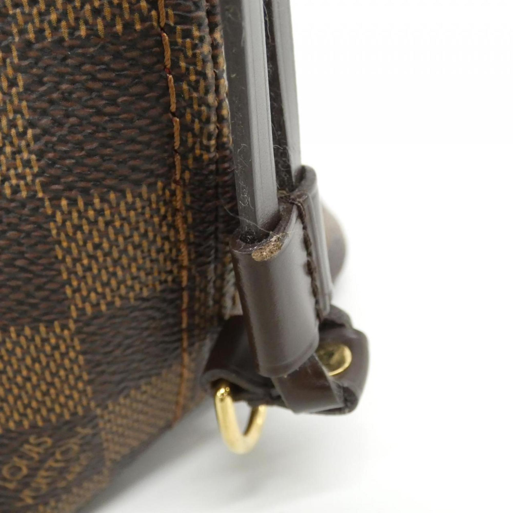 Louis Vuitton Ebene Coated Canvas Handbag