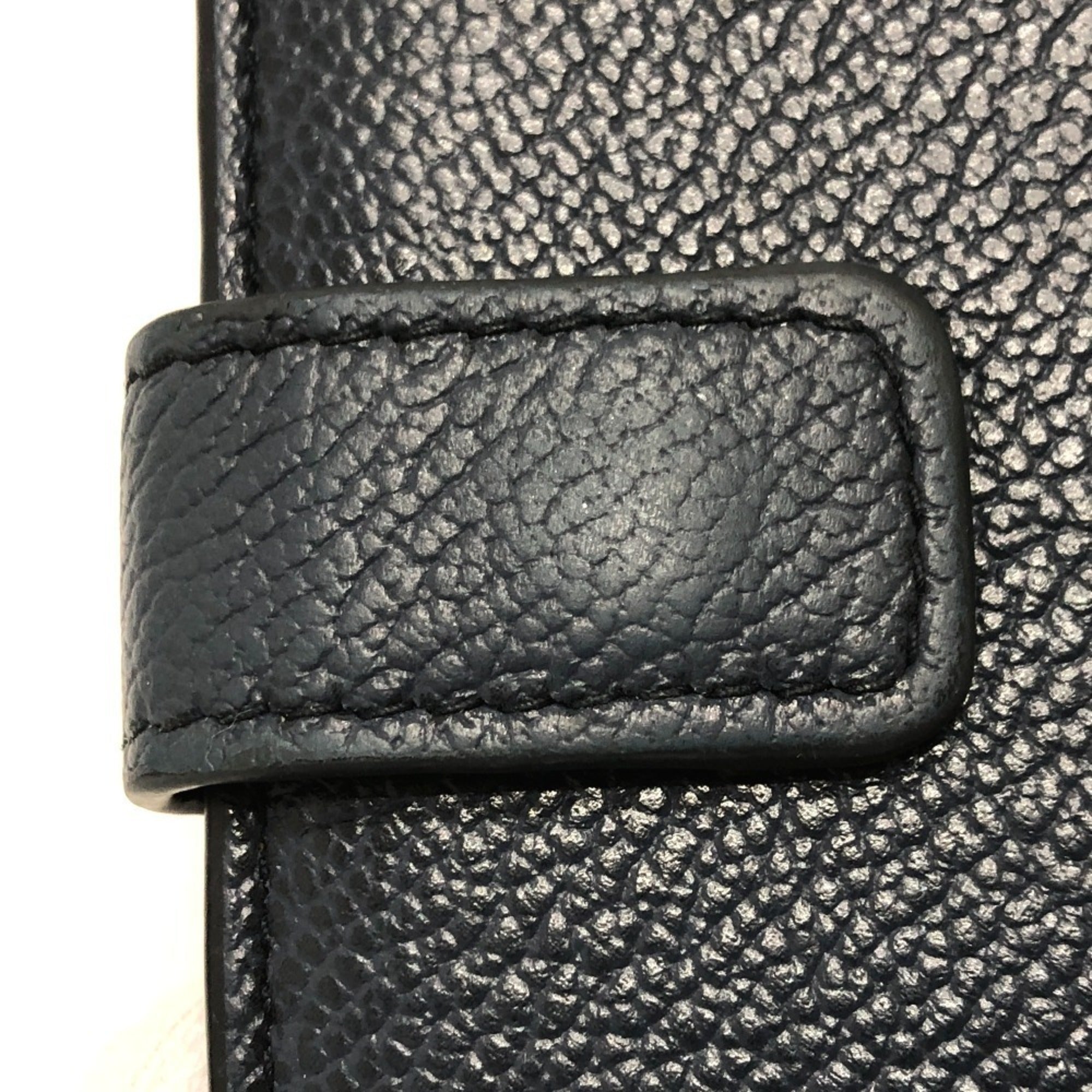Prada Blue Leather Long Wallet (Bi-Fold)
