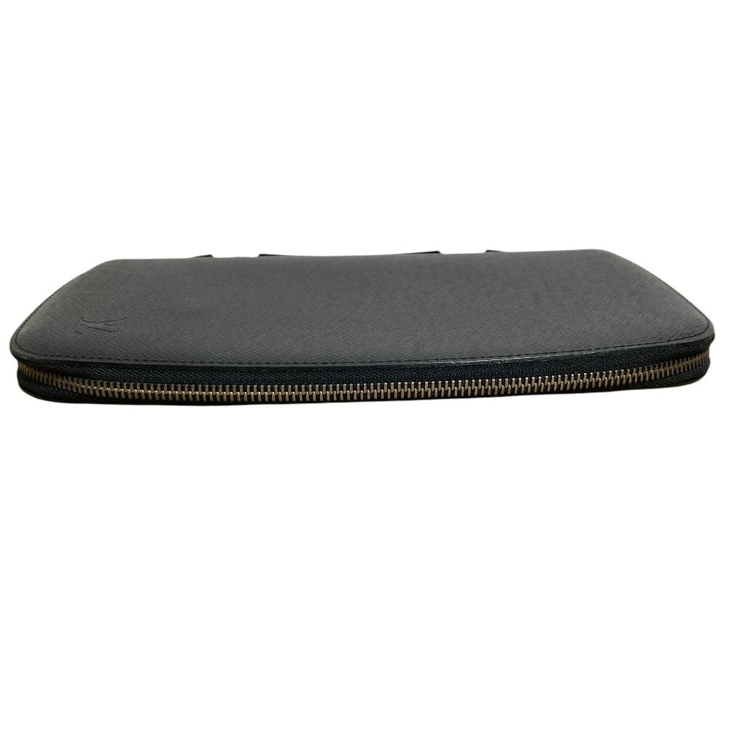Louis Vuitton Ardoise Black Taiga Leather Long Wallet