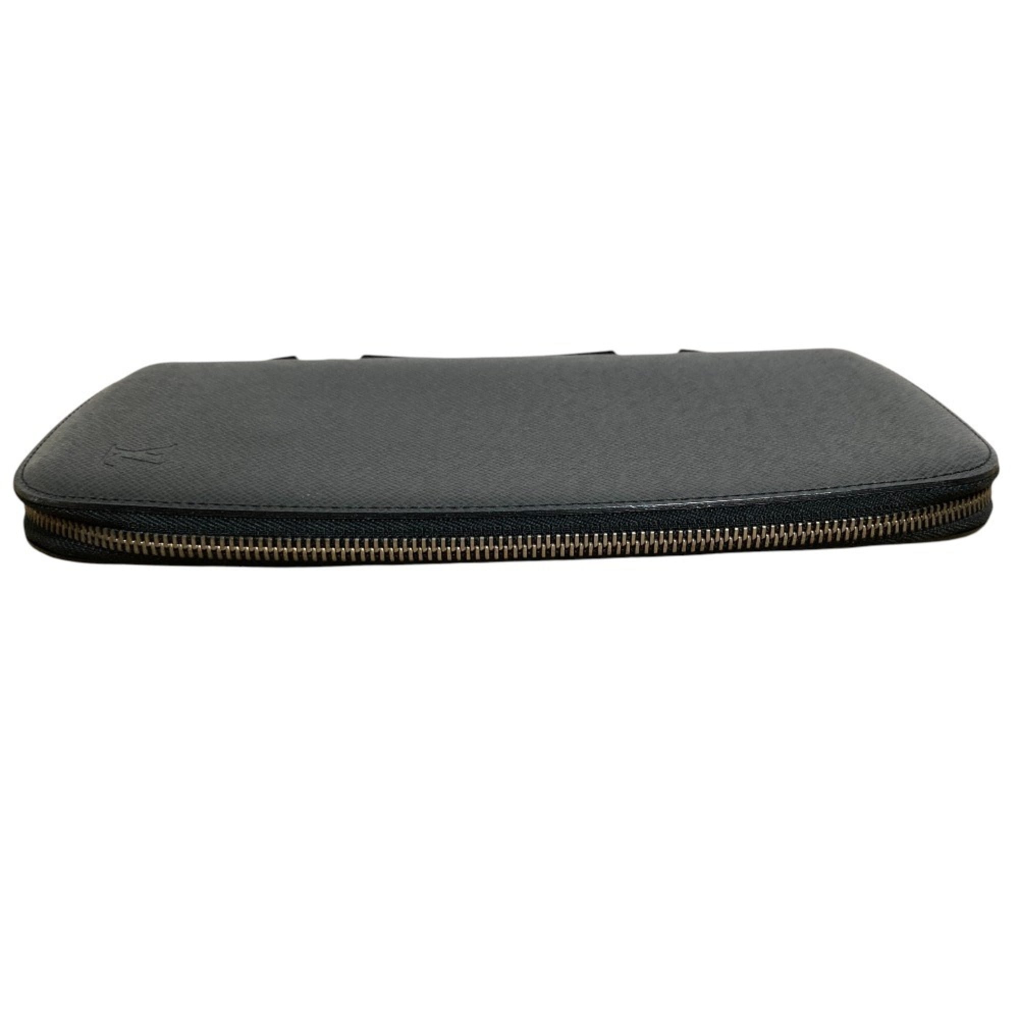 Louis Vuitton Ardoise Black Taiga Leather Long Wallet