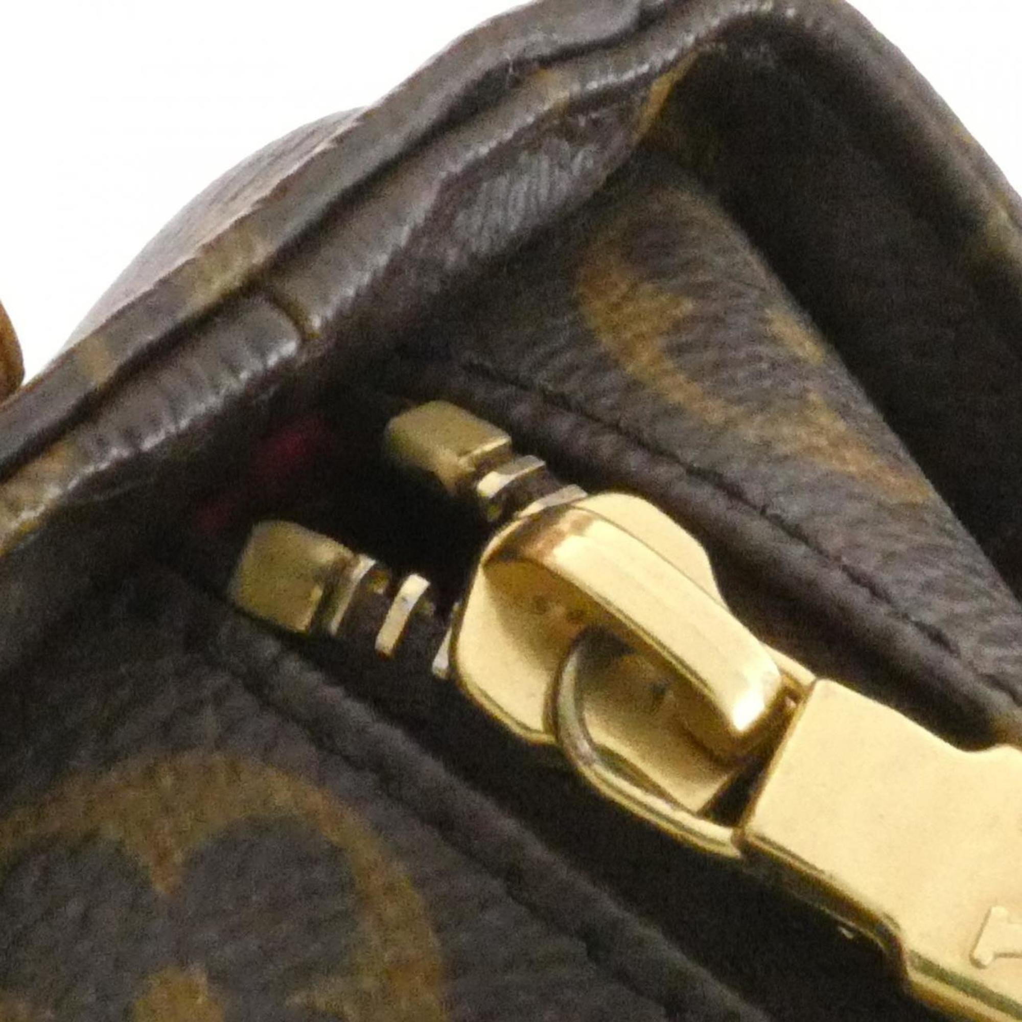 Louis Vuitton Marron Coated Canvas Shoulder Bag