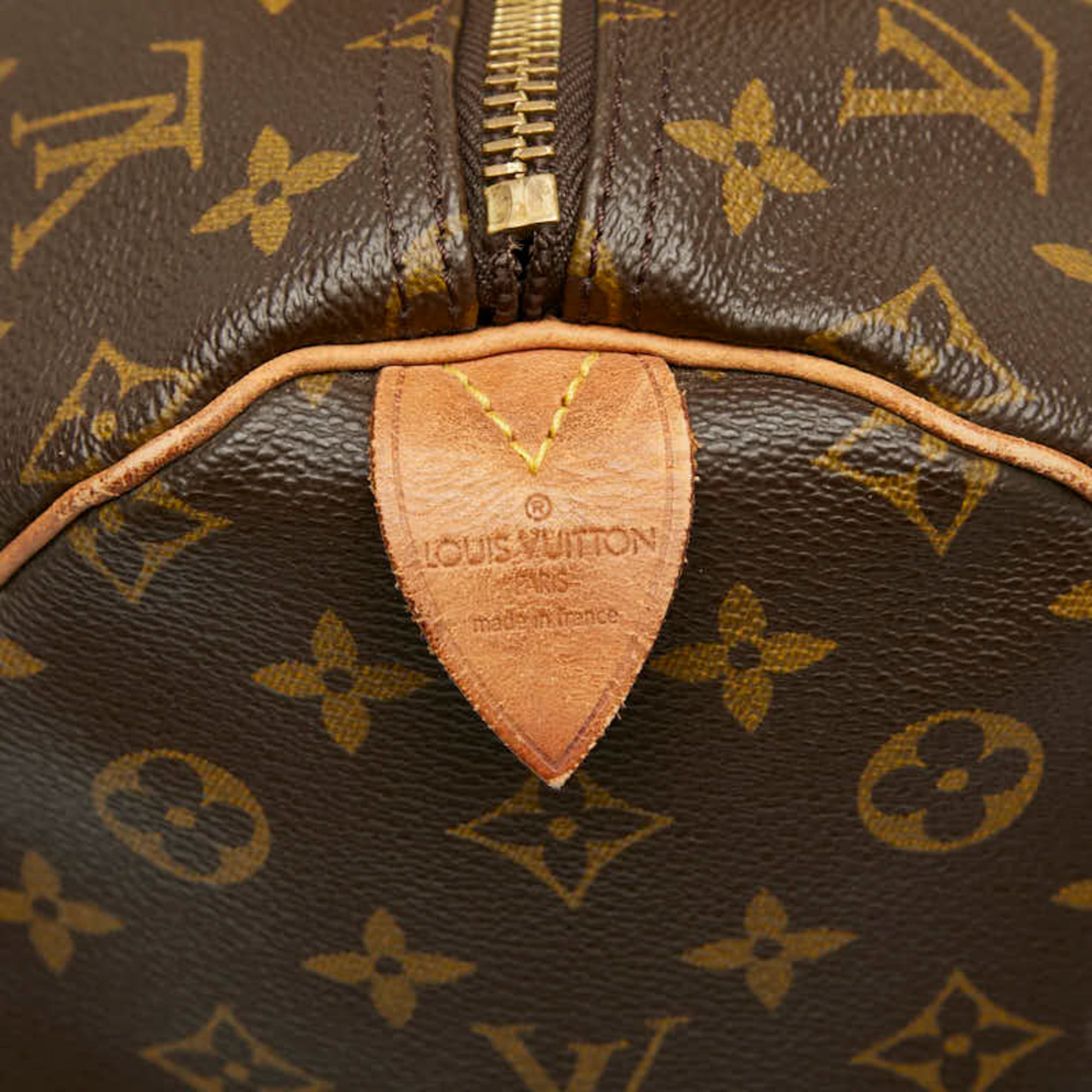 Louis Vuitton Brown Pvc Leather Boston Bag