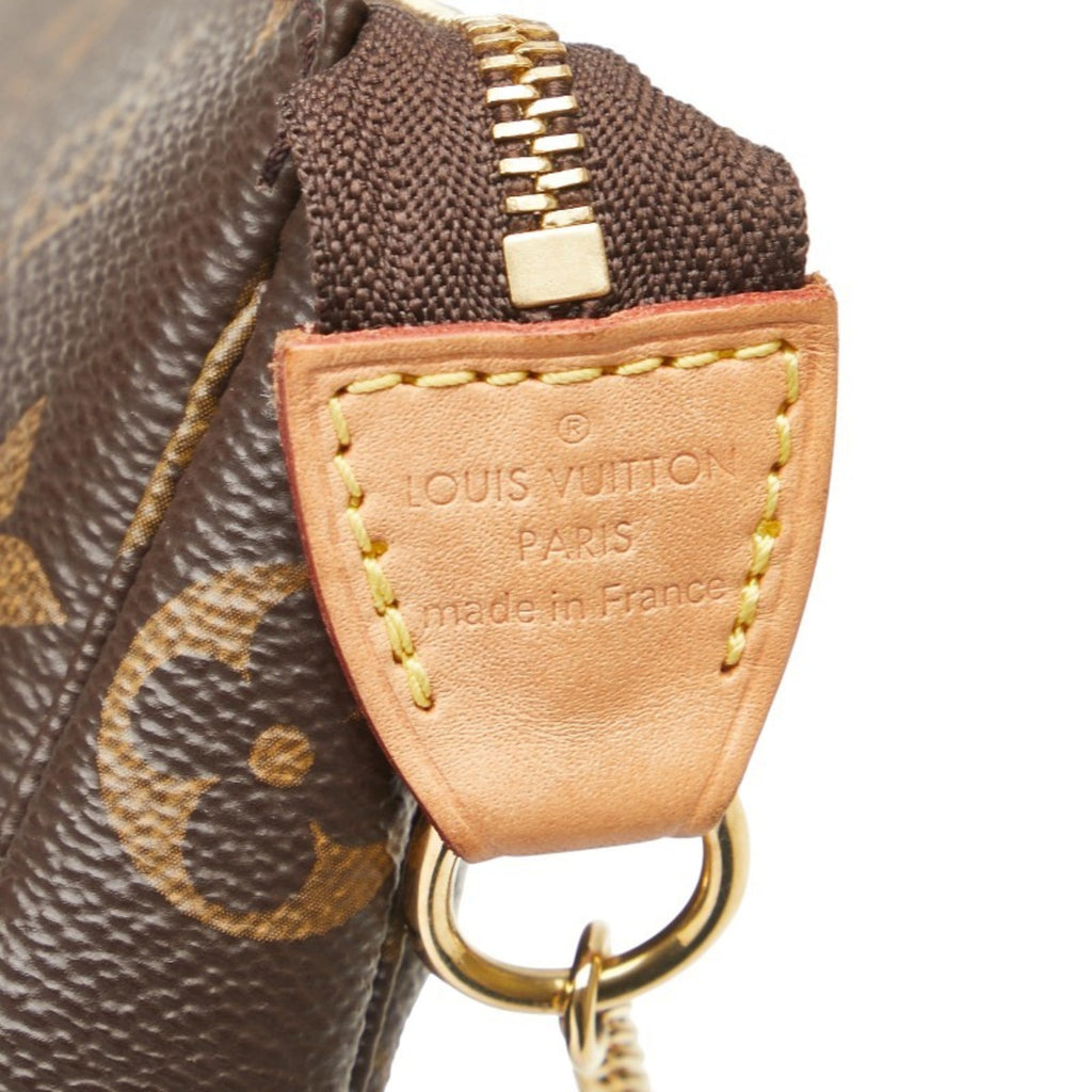 Louis Vuitton Monogram Brown Pvc Leather Pochette