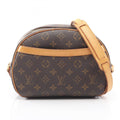 Louis Vuitton Brown Coated Canvas Monogram Leather Handbag Shoulder Bag