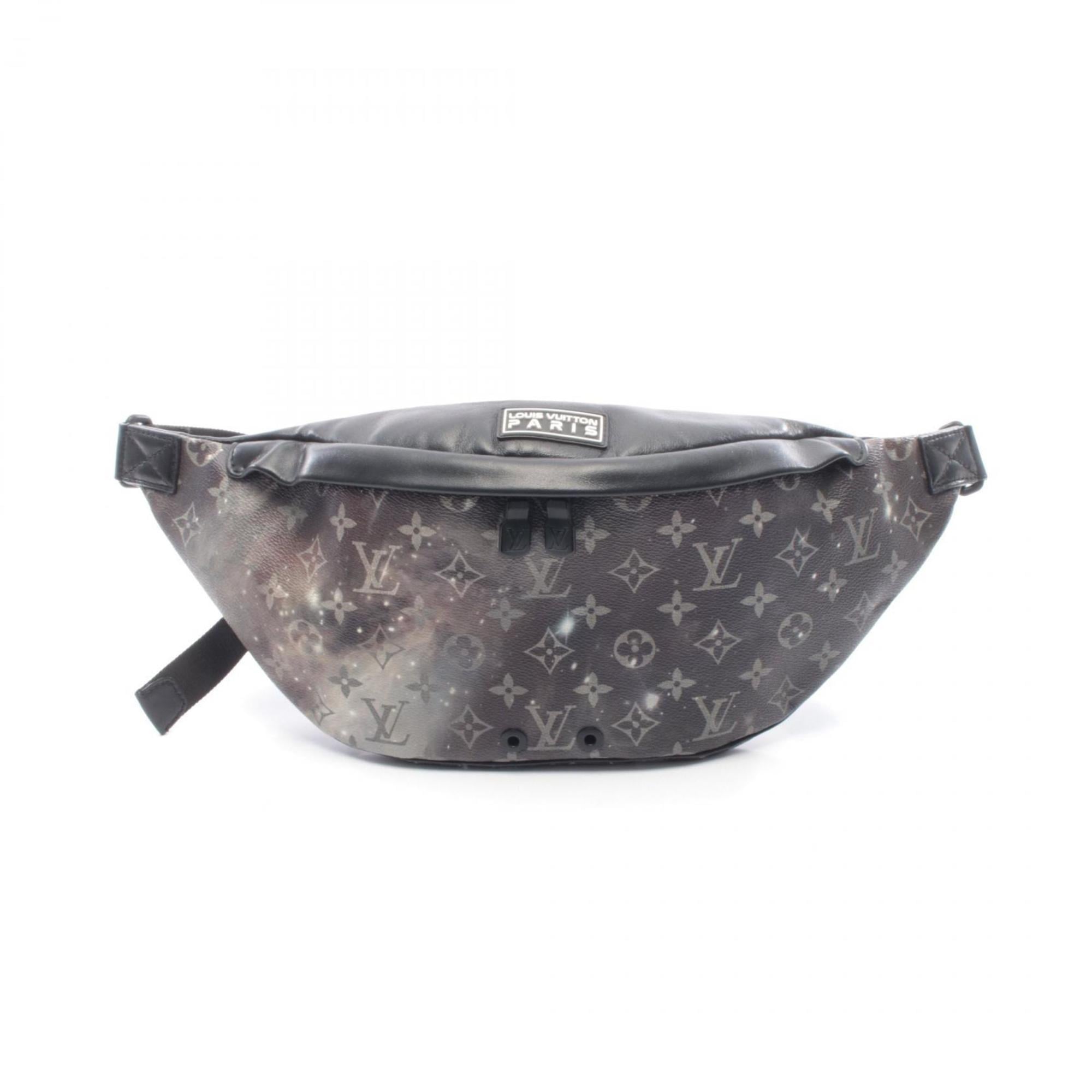 Louis Vuitton Black Gray Multi-Color Coated Canvas Leather Fanny Pack Handbag