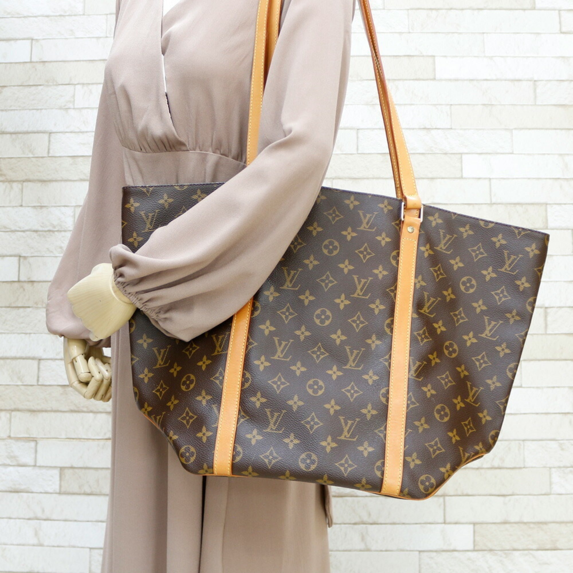 Louis Vuitton Handbag Monogram Louis Vuitton Sack M51108 Br Women's Canvas